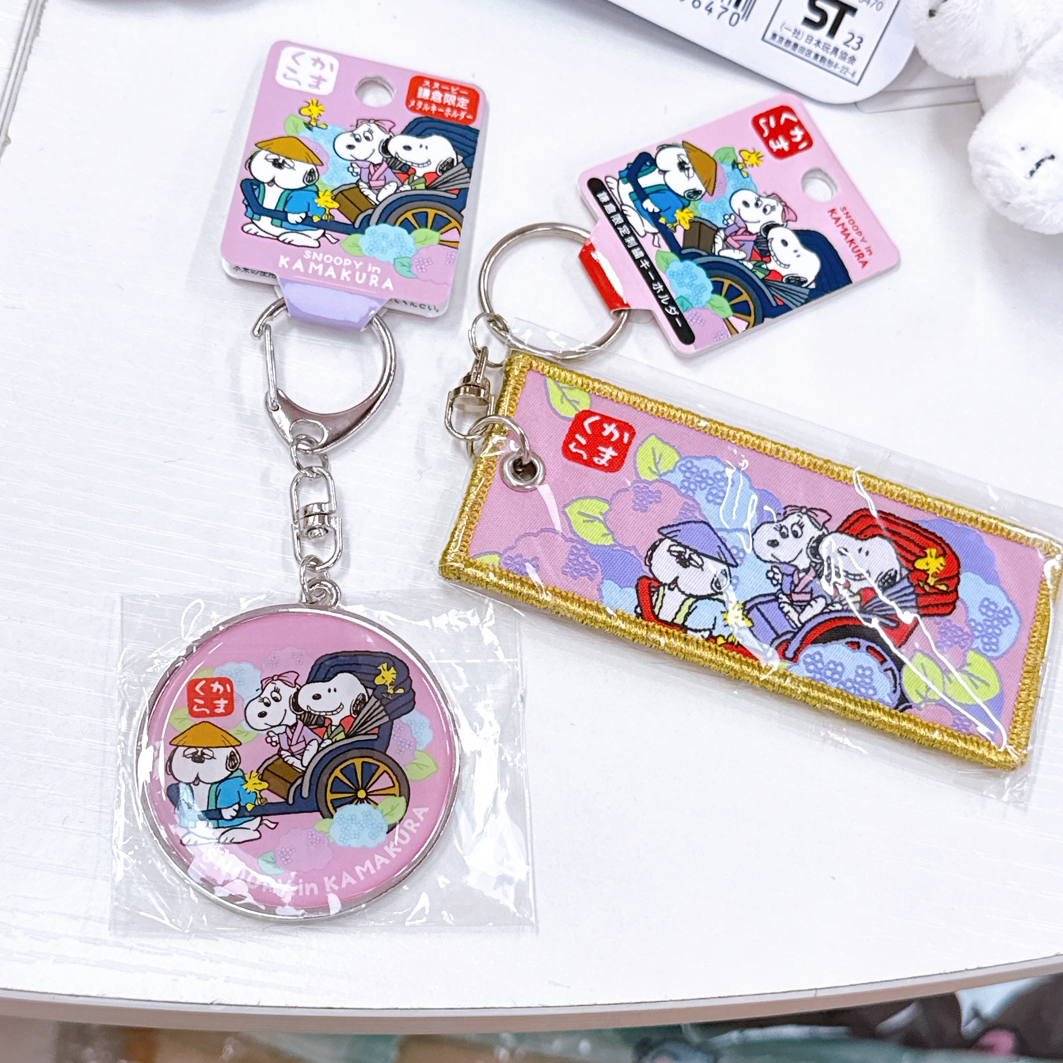 日本直送富士山鎌倉限定Snoopy Olaf鎖匙扣