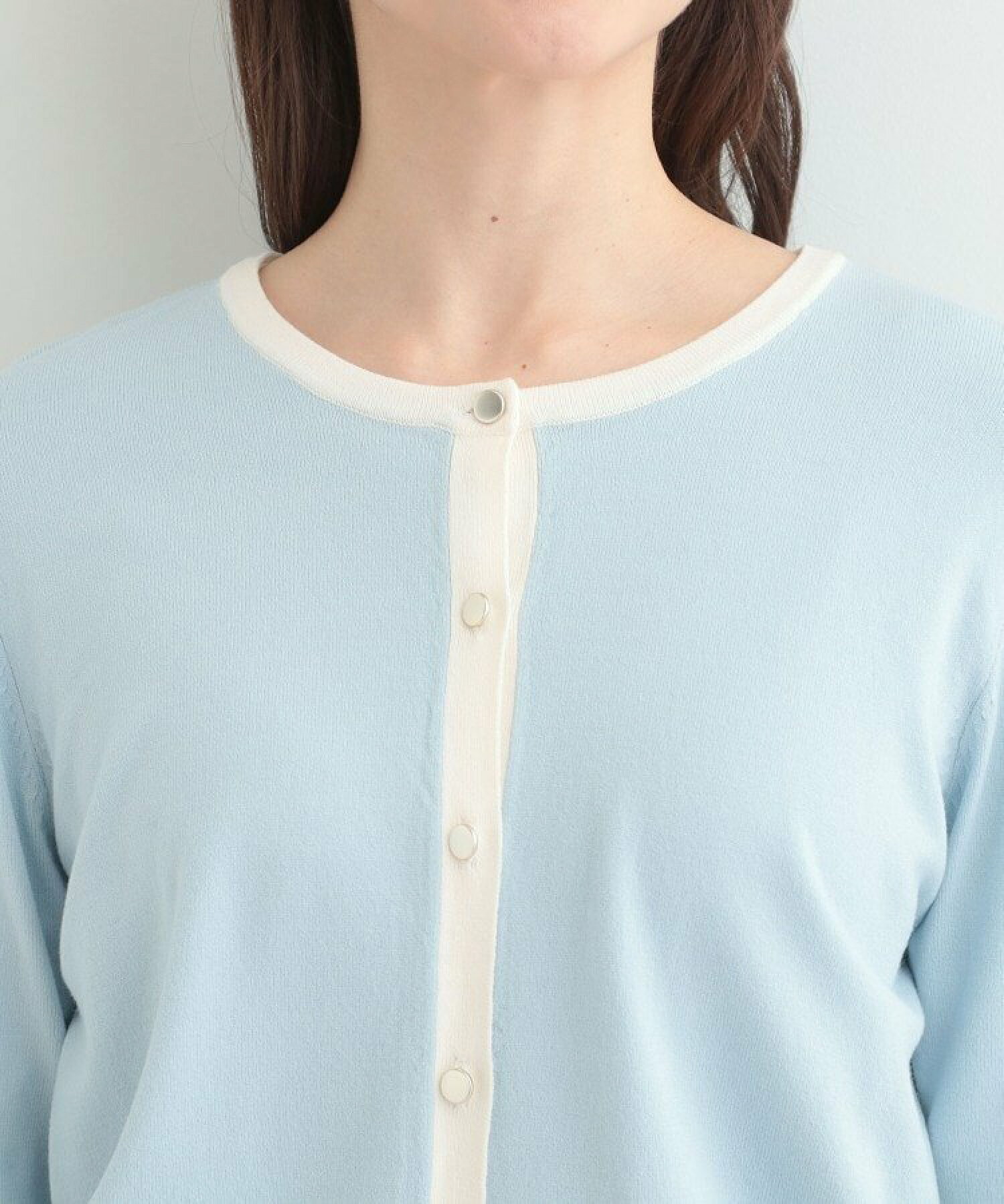 🆕【⭐訂購⭐】  🇯🇵日本直送 🌀SHOO・LA・RUE金屬鈕扣 配色 優雅 圓領針織外套［4款選］🌀 [ELCA-0078][260323]