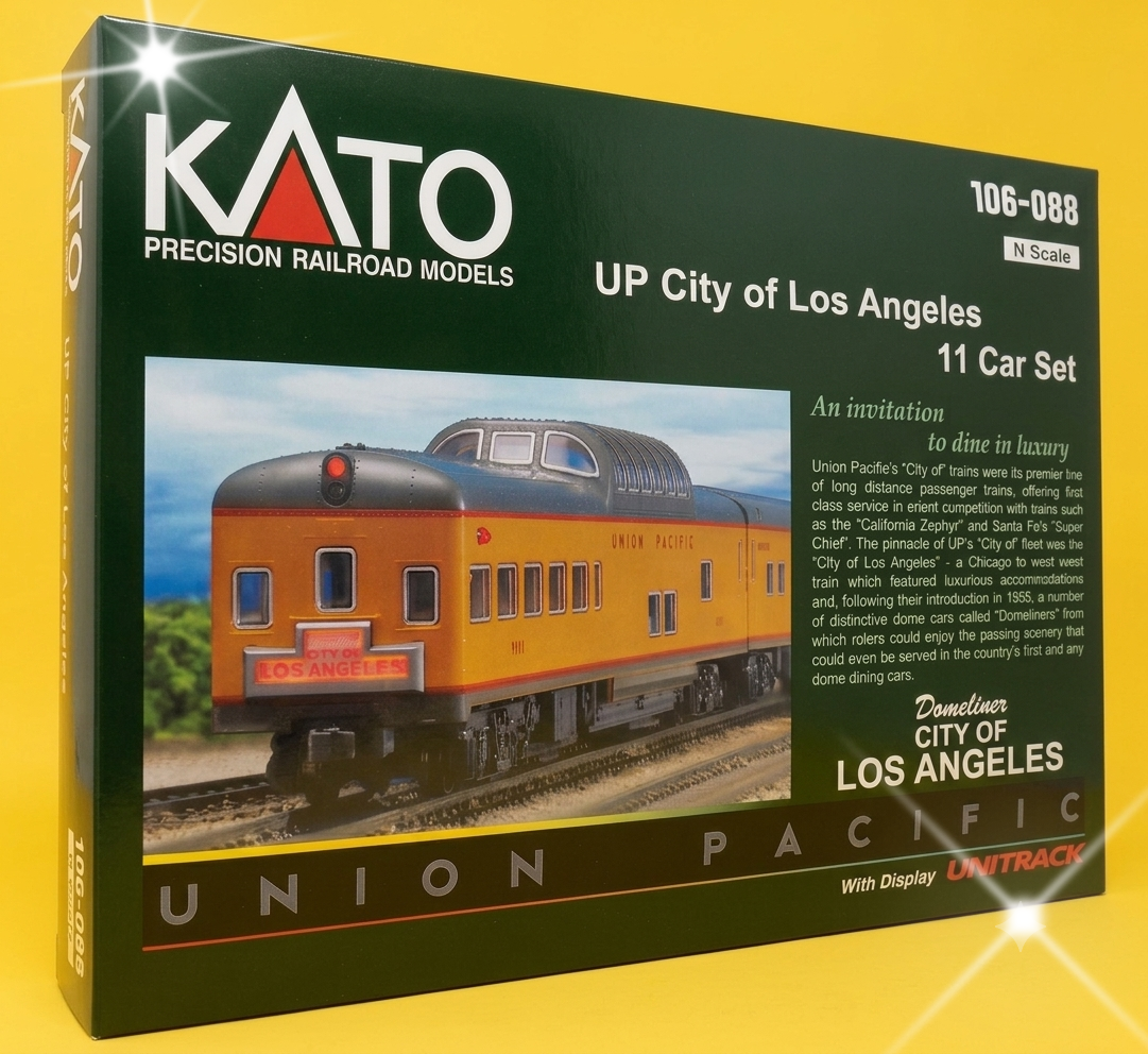 Kato 106-080 Union Pacific City of Los Angeles 11 car set N 