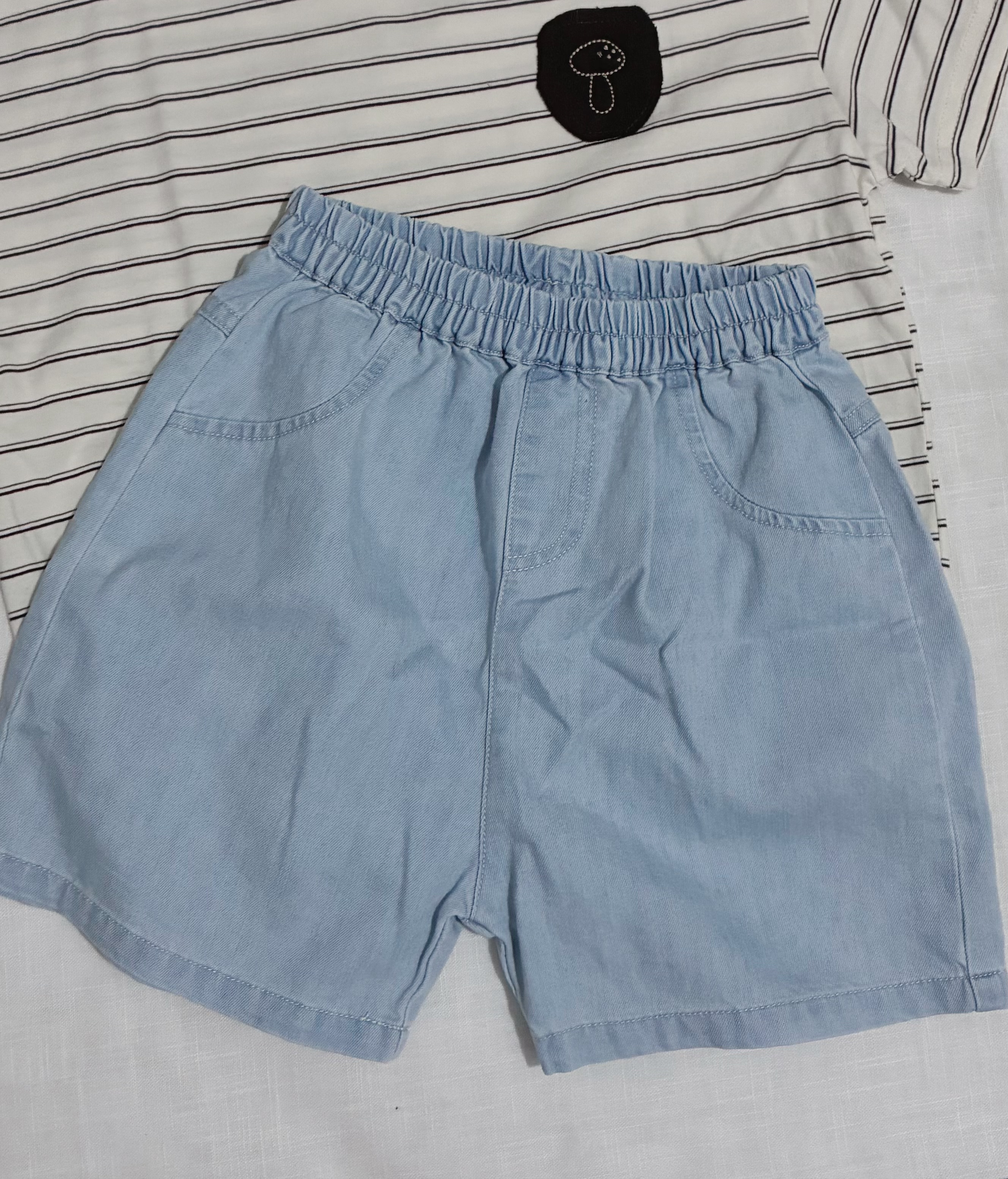 薄身牛仔短褲MHY186029