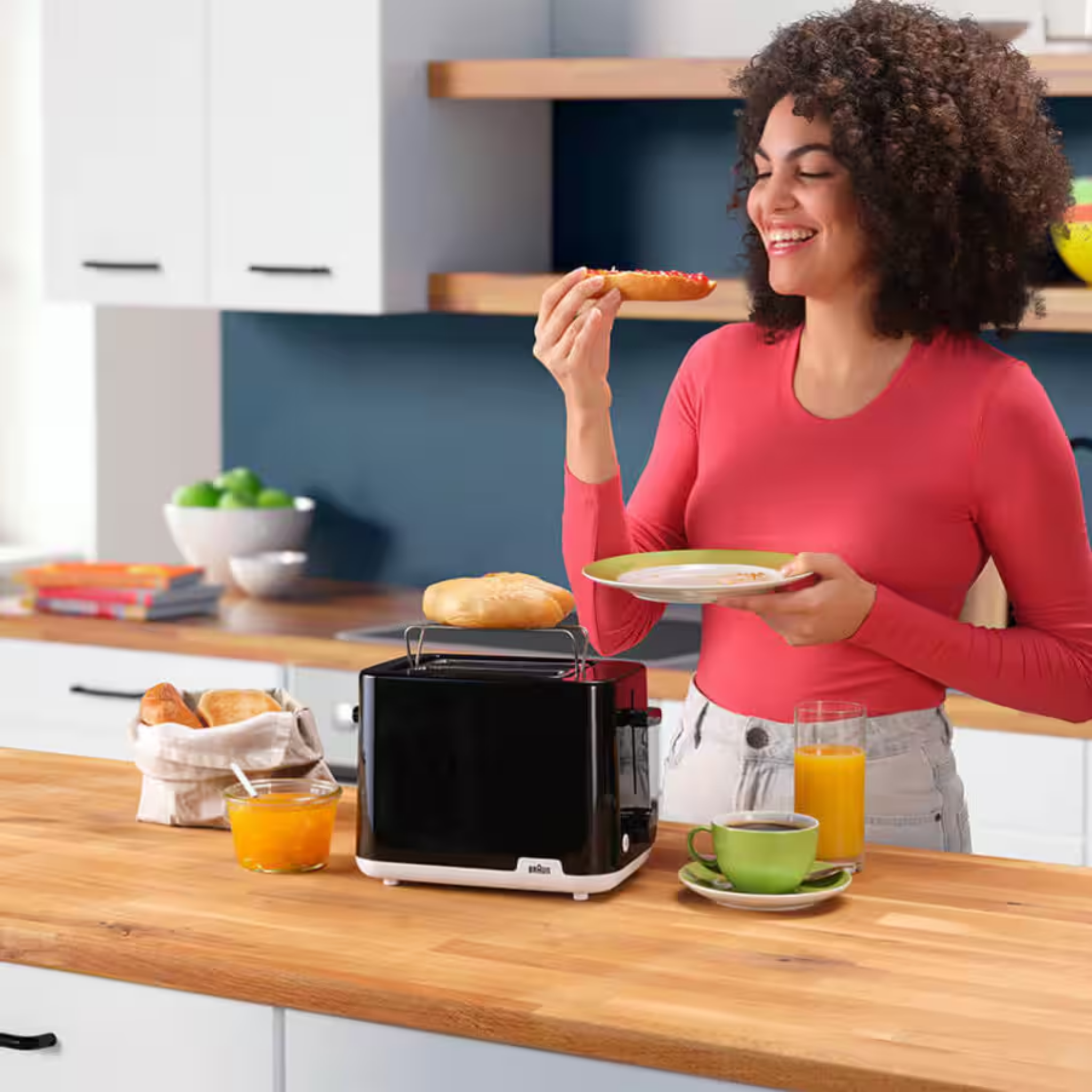 Braun Breakfast1 2-Slot Toaster White (HT1010)