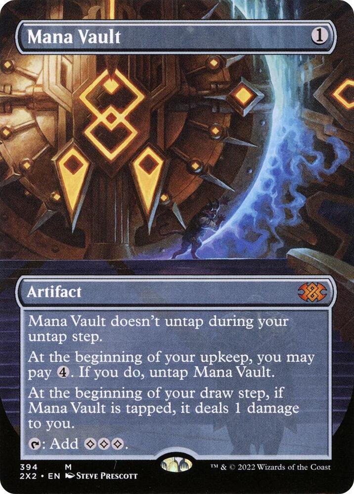 Mana Vault (Borderless) - Double Masters 2022 (2X2)