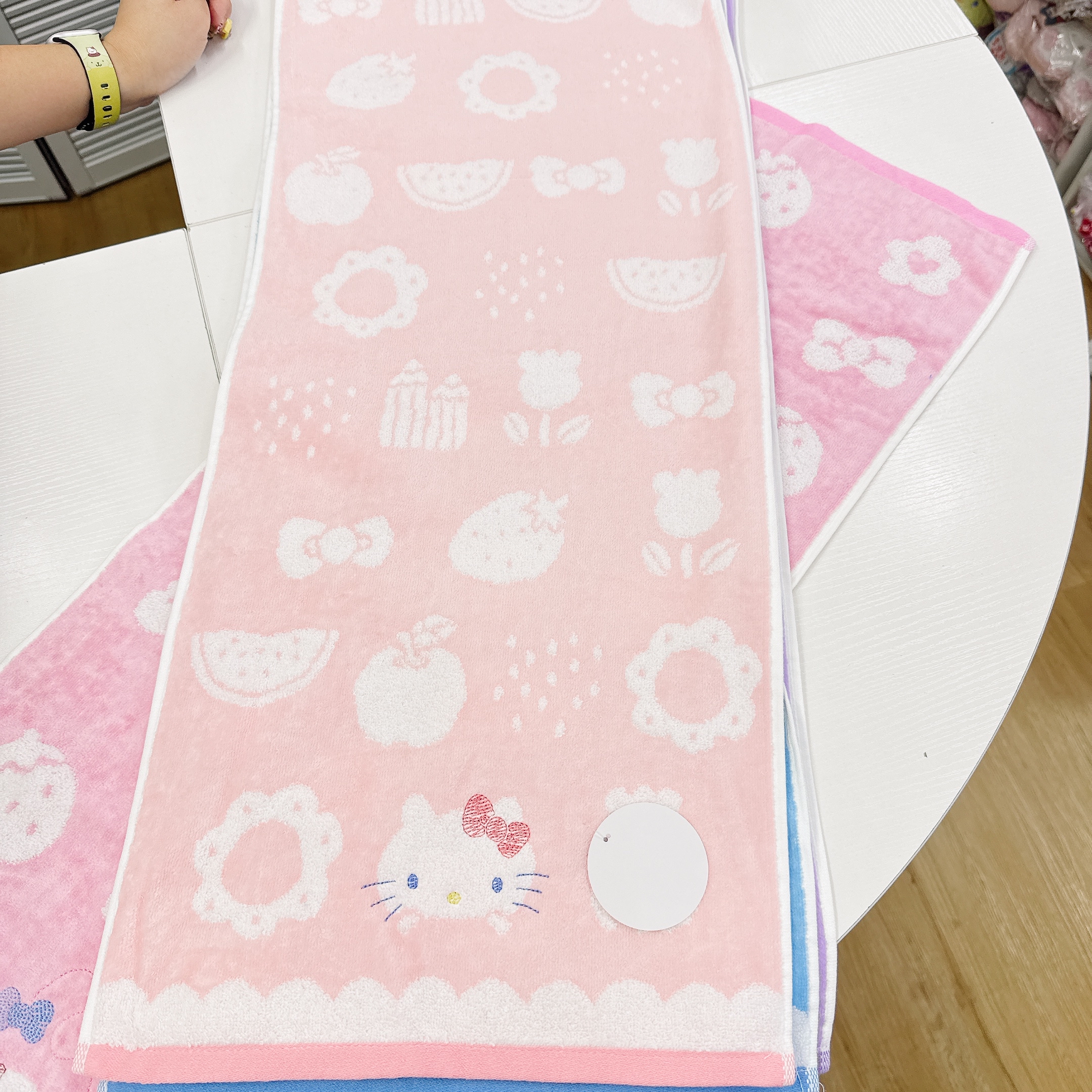 日本直送Sanrio長毛巾34 ×80 cm