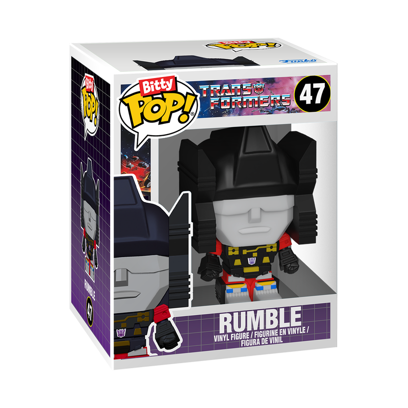 📦訂購 英國代購 Bitty Pop! Bitty Bot TRANSFORMERS Soundwave with Rumble Figure 變形金剛 模型
