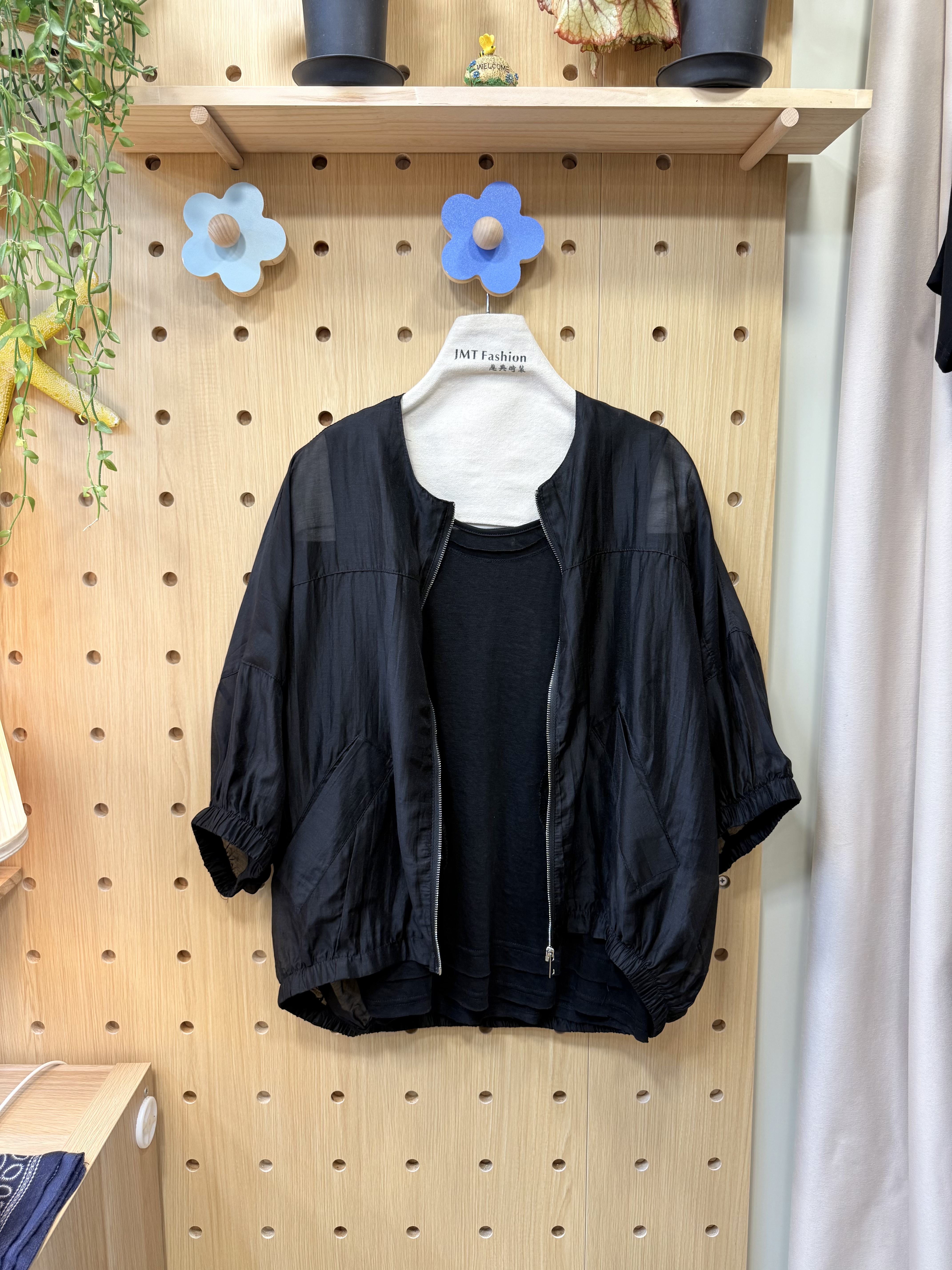 5分袖輕透外套 M976 417260259