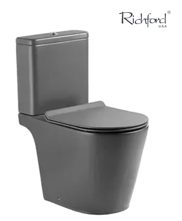Richford R696G 灰色 超旋轉沖水 自由咀座廁