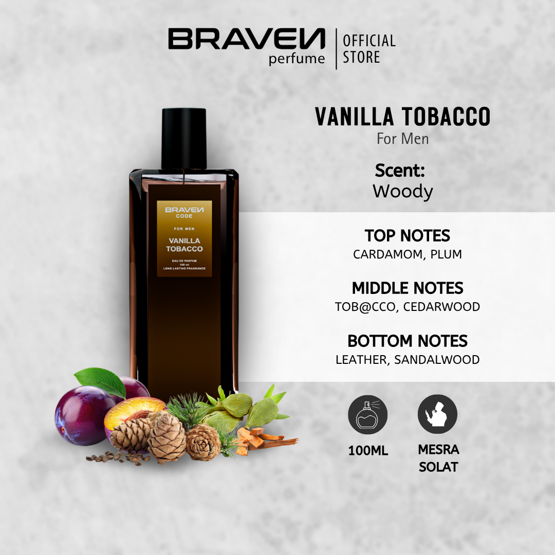 Braven Perfume - Vanilla Tobacco 100ml
