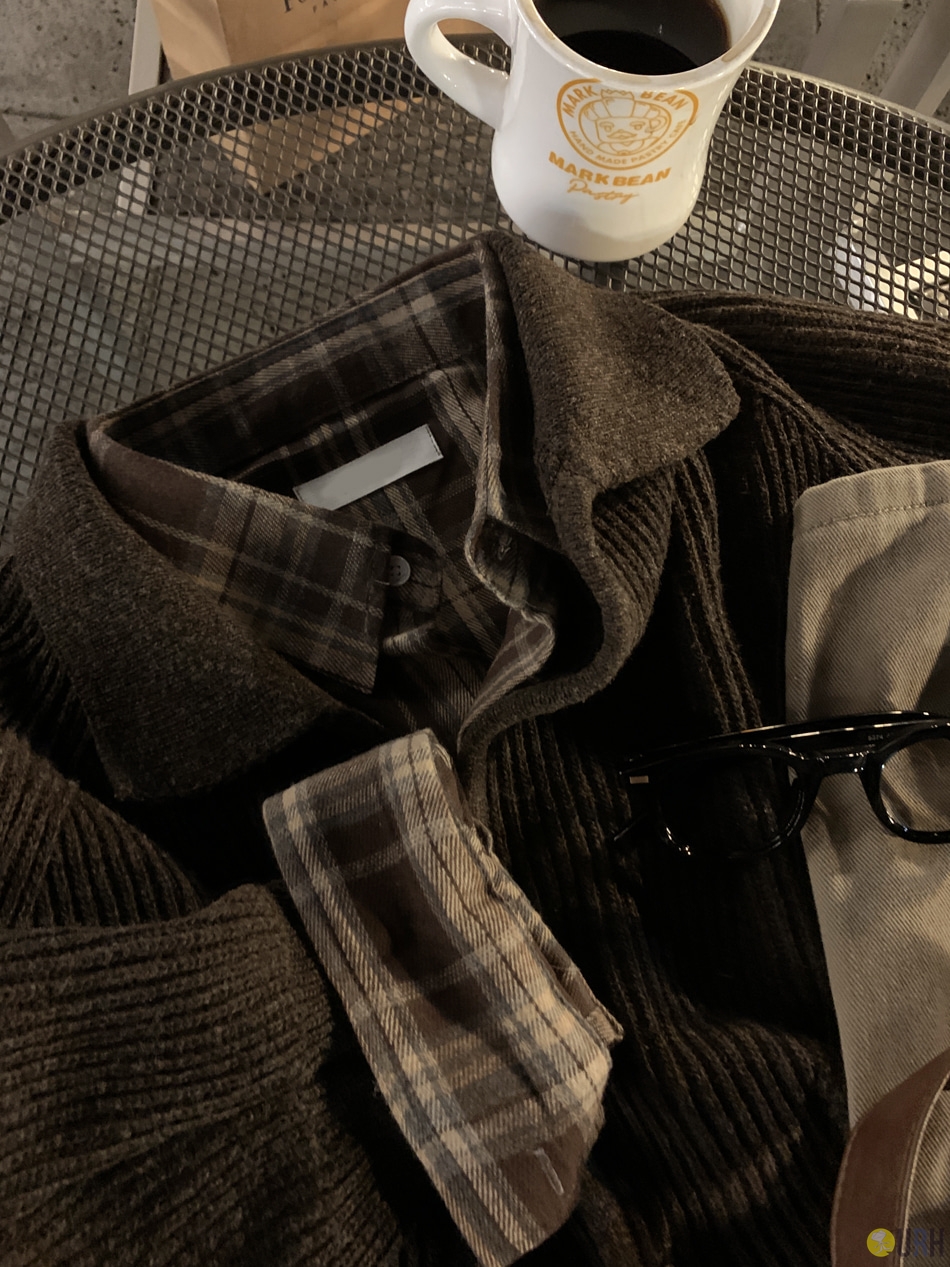 【100%保證韓國直送】日常寬鬆復古格紋恤衫 Glife S Daily Oversized Check Shirt RL114526