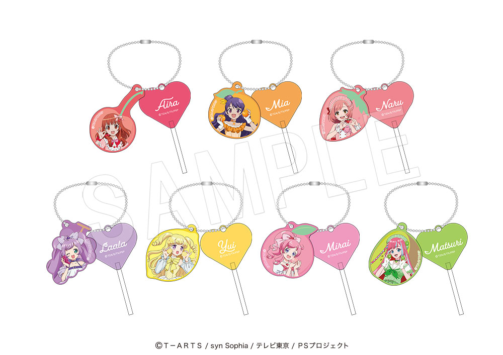 星光系列 Pretty Series × 果實園聯乘 心糖匙扣 Fruits gingham ver. #P-PIG0225 [中外鉱業] (PRE-ORDER) [2026/11]