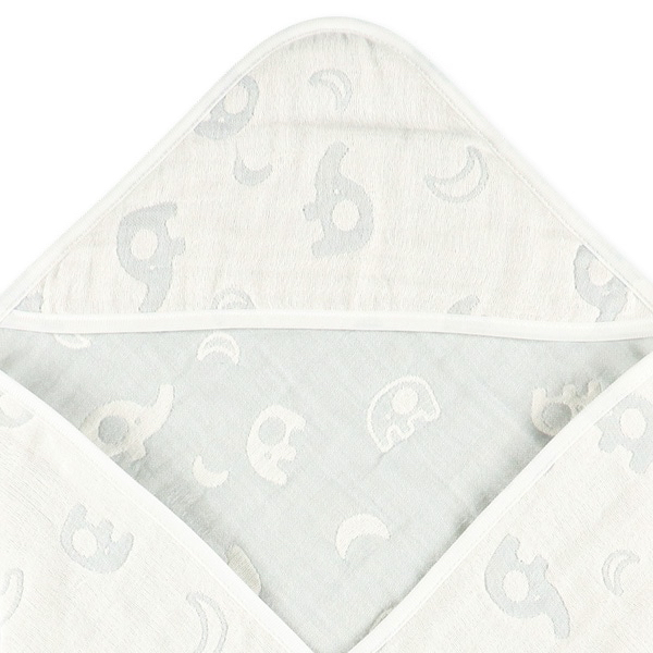 🇯🇵預訂 日本直送🇯🇵兩色動物圖案滿印棉紗包被襁褓