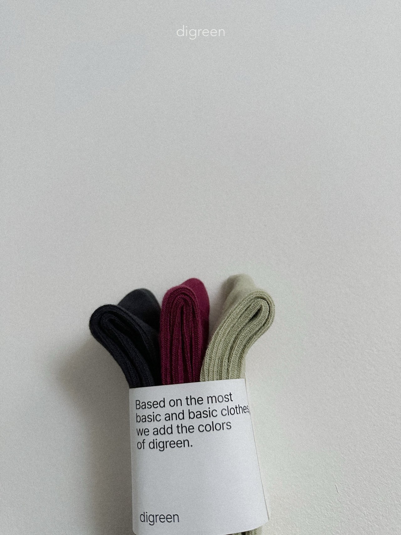Digreen | socks set of 3(size L17-20cm)ACC
