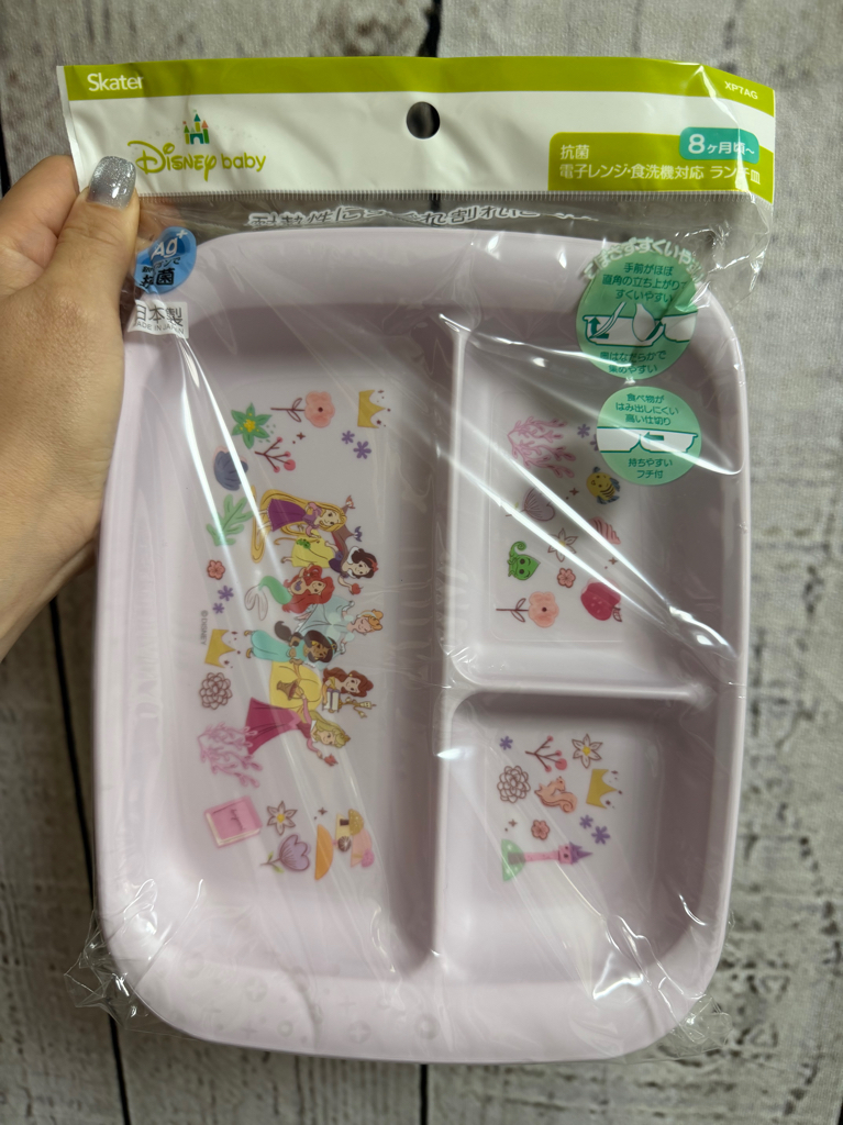 <門市現貨清貨 🈹>日本製Skater卡通3格食物碟