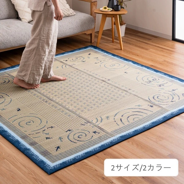 日本夏の風物詩榻榻米（藺草）金魚地墊