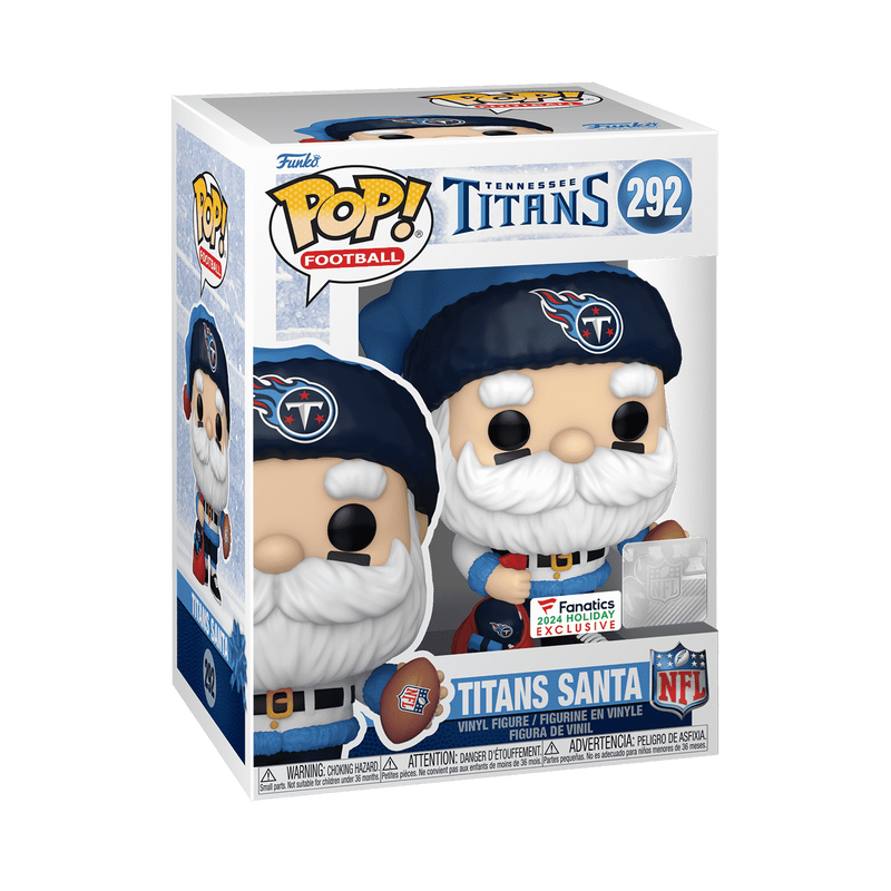 📦訂購 美國代購 Funko POP! NFL Titans Santa Figure 田納西泰坦 模型
