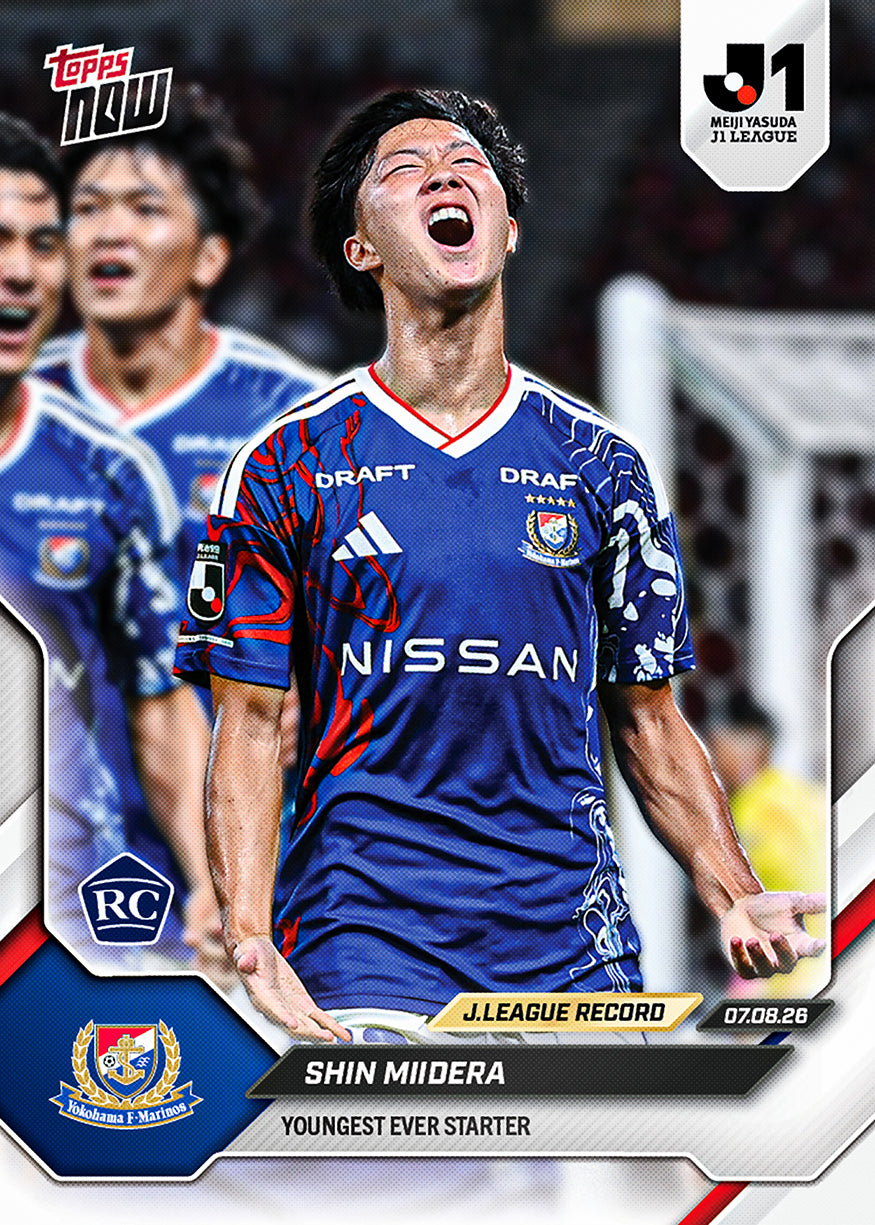 Shin Miidera - 2026/27 J.League Topps NOW® #2 橫濱水手入球卡【團購】