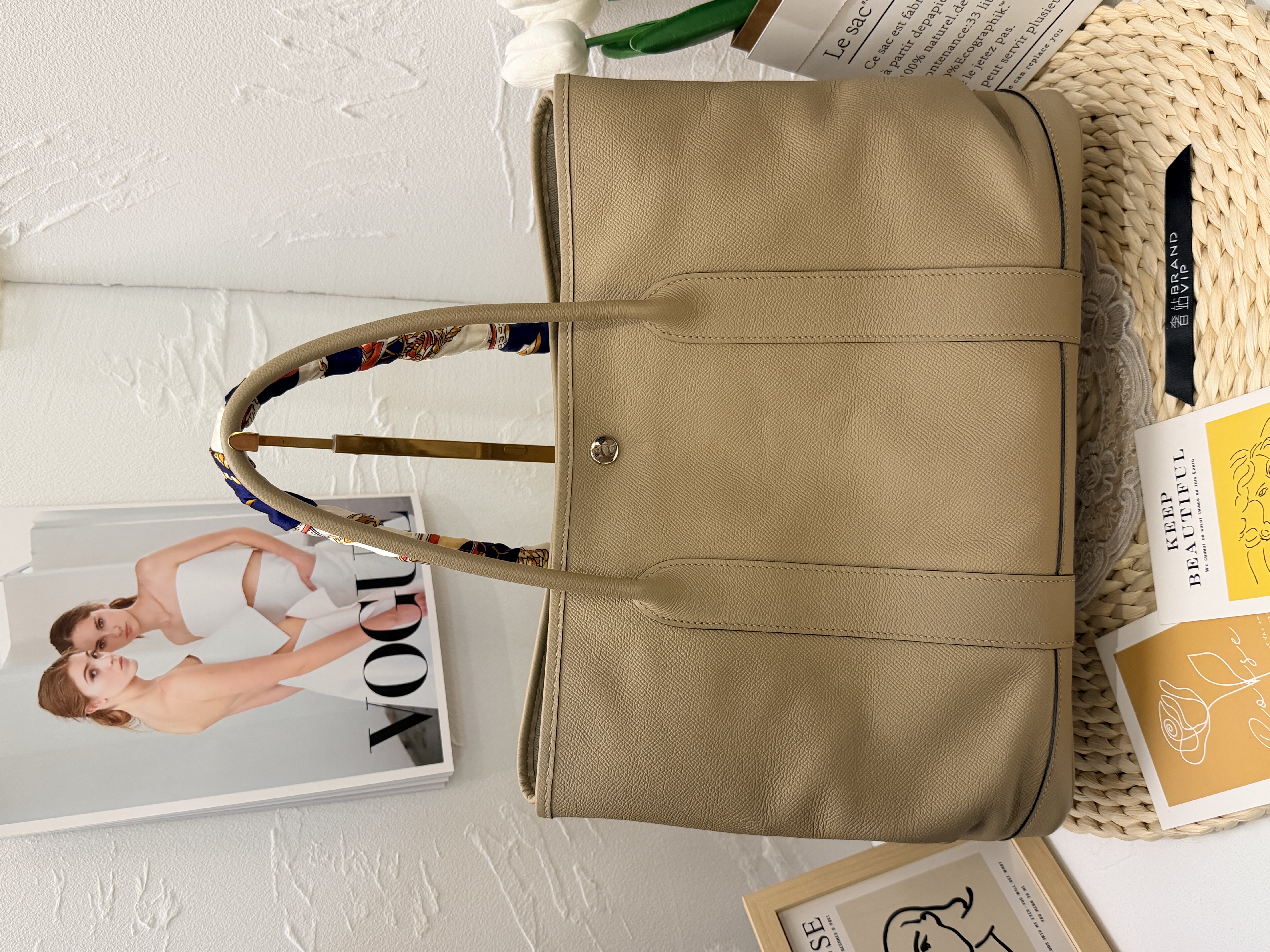 限時優惠🎉HERMES Garden party 36 風衣灰