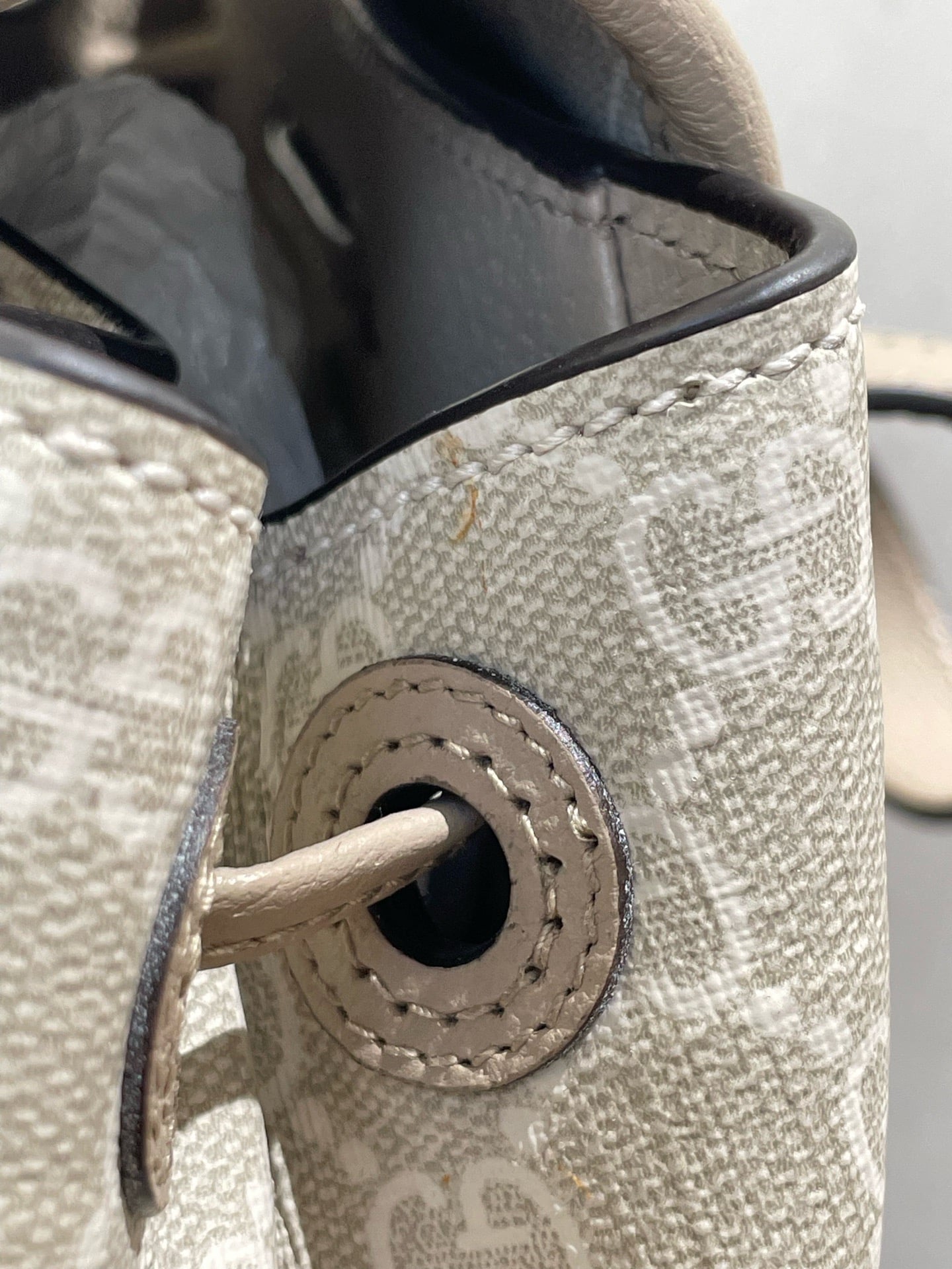 【預訂貨品】Gucci 燕麥色老花書包🎒