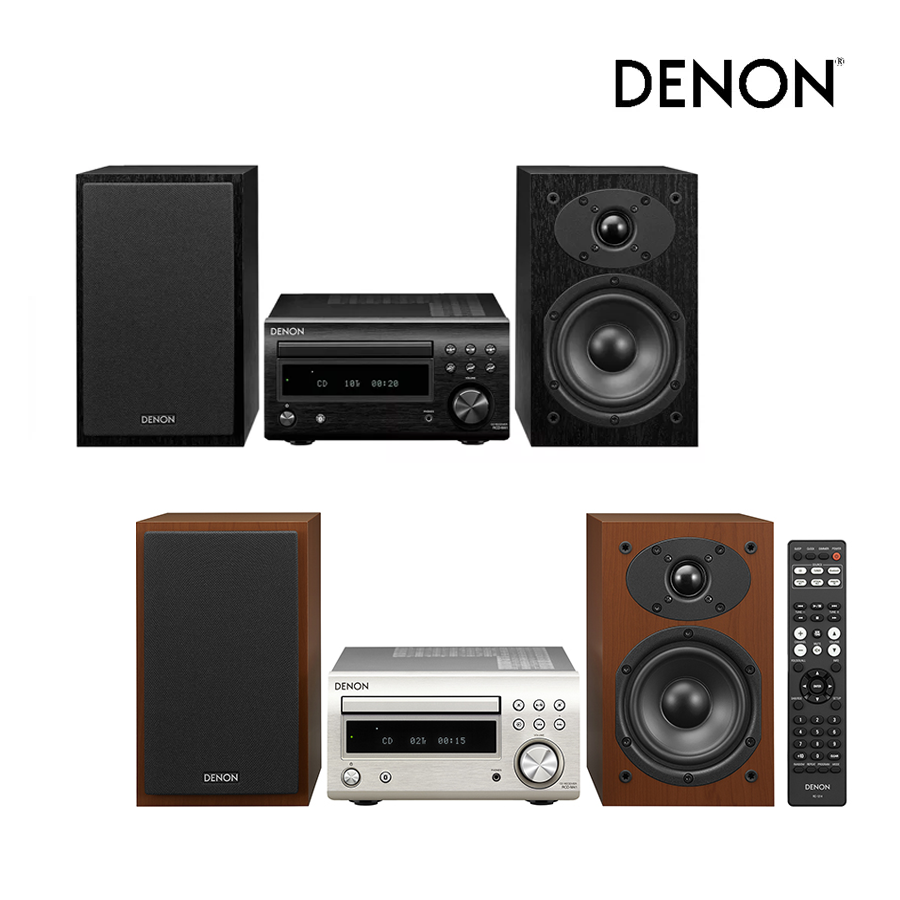 Denon D-M41 Mini HiFi System with CD, Bluetooth and FM Tuner