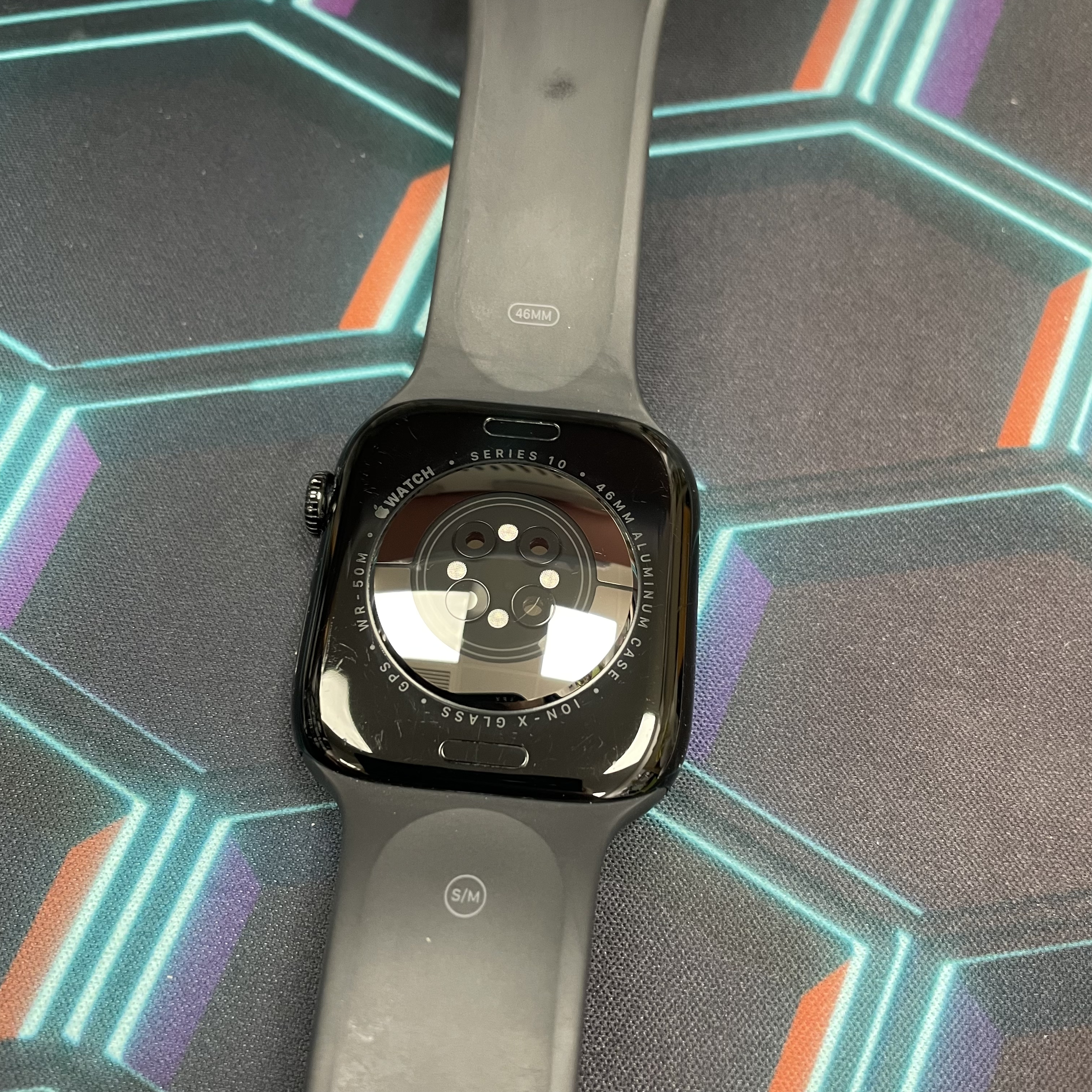 *5883 Apple Watch S10 靚機 46mm (GPS) 黑色 black