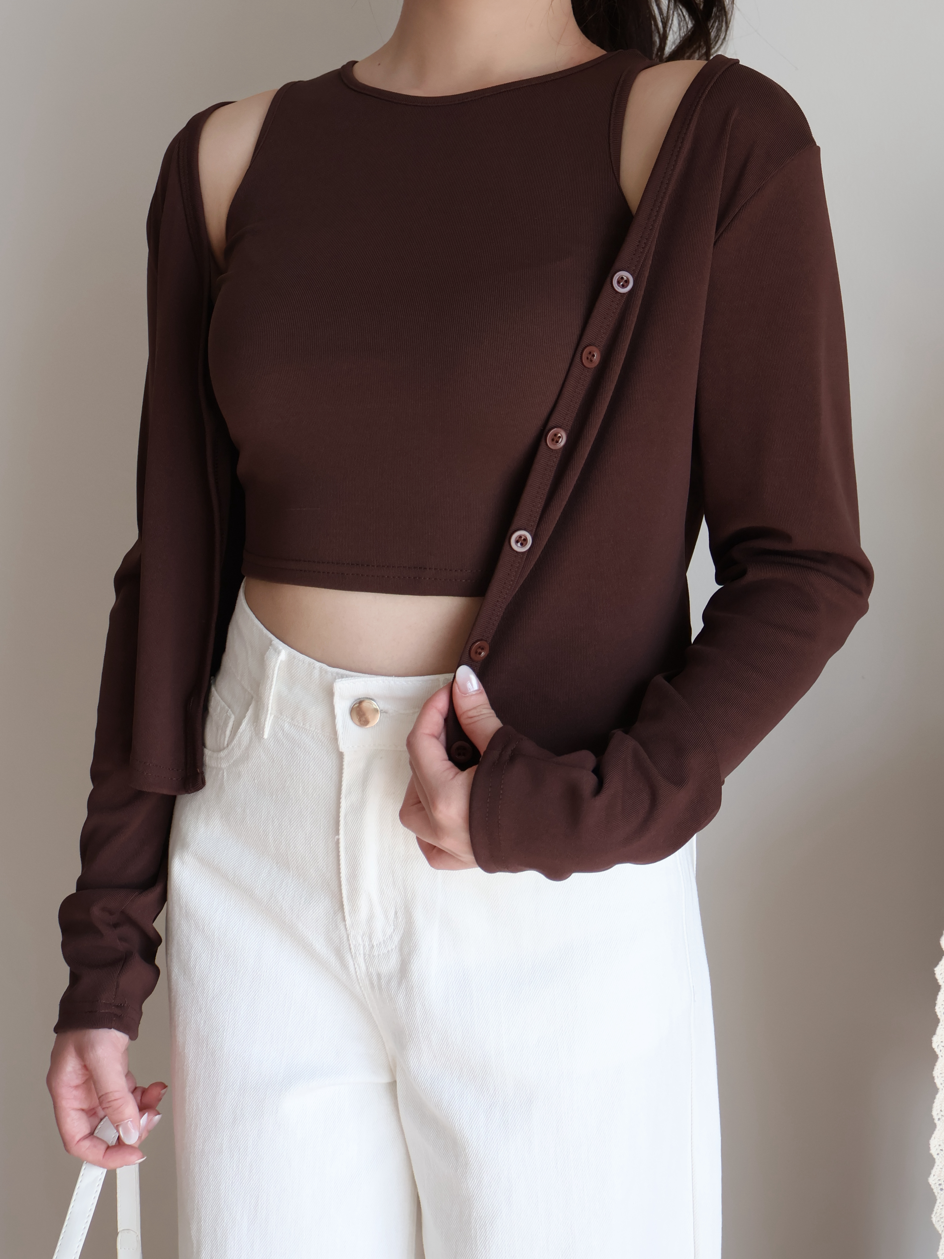 Eden Two-piece Set | Brown