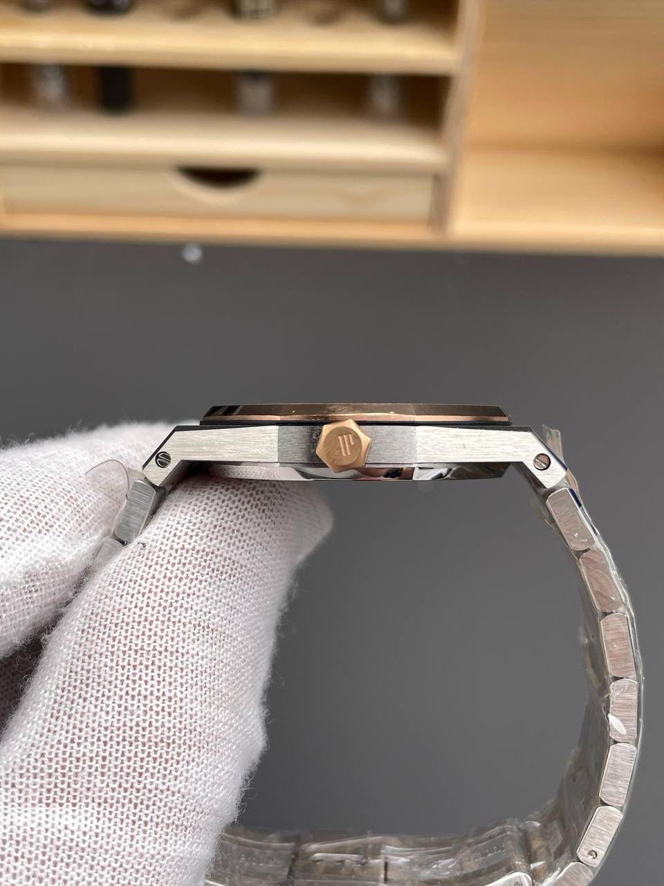 🚀爱彼AP67651 间玫金白盘/33mm/石英2713机💯