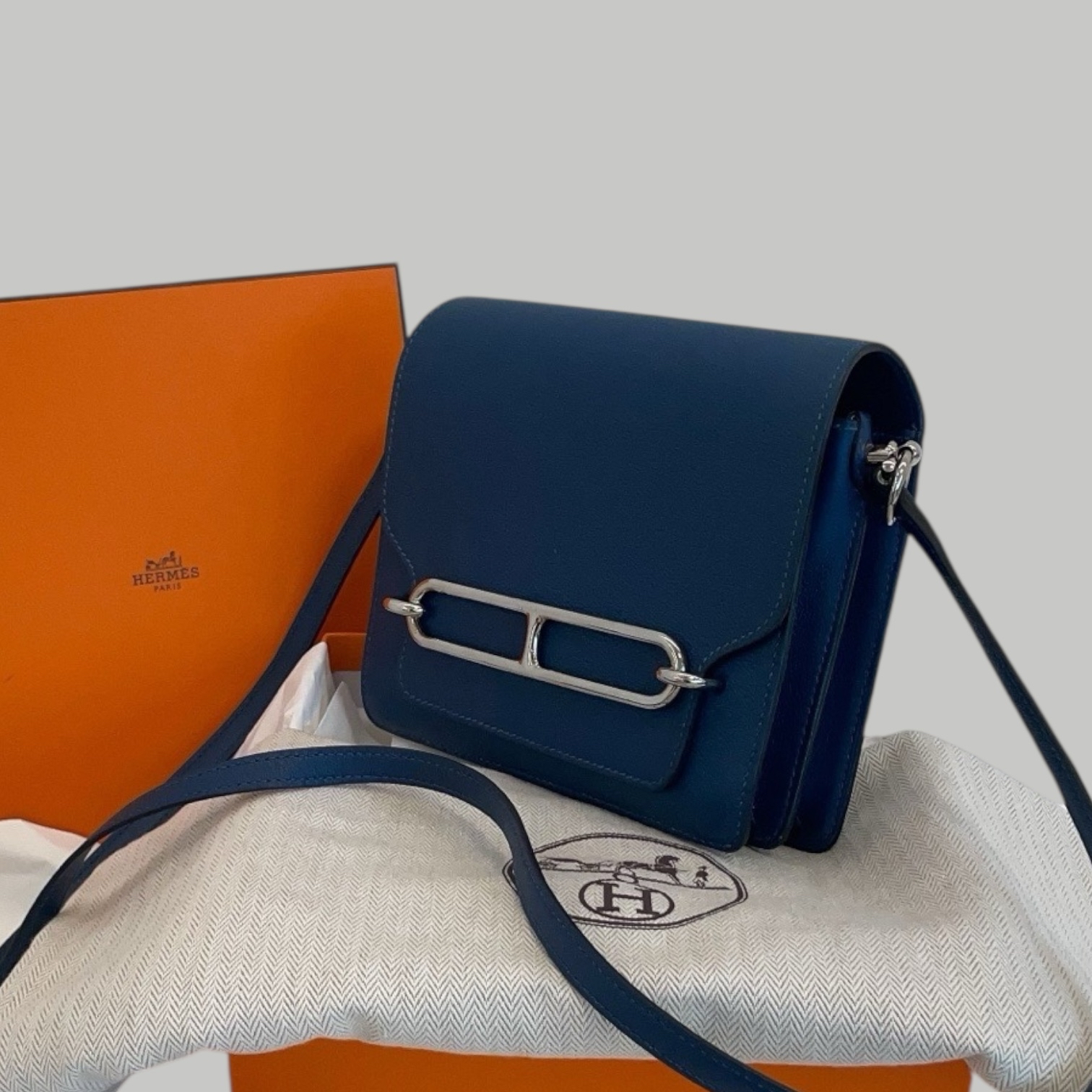 Hermes Roulis19 銀扣