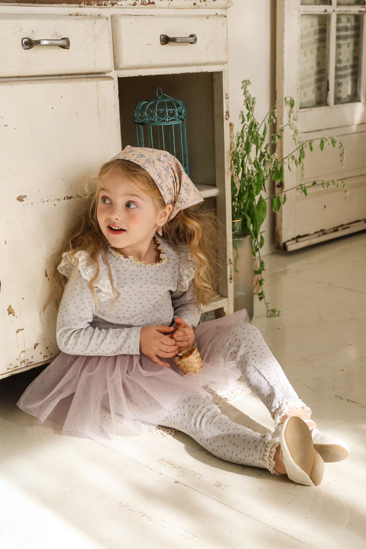 小碎花 Ruffle Top / 小碎花 Legging