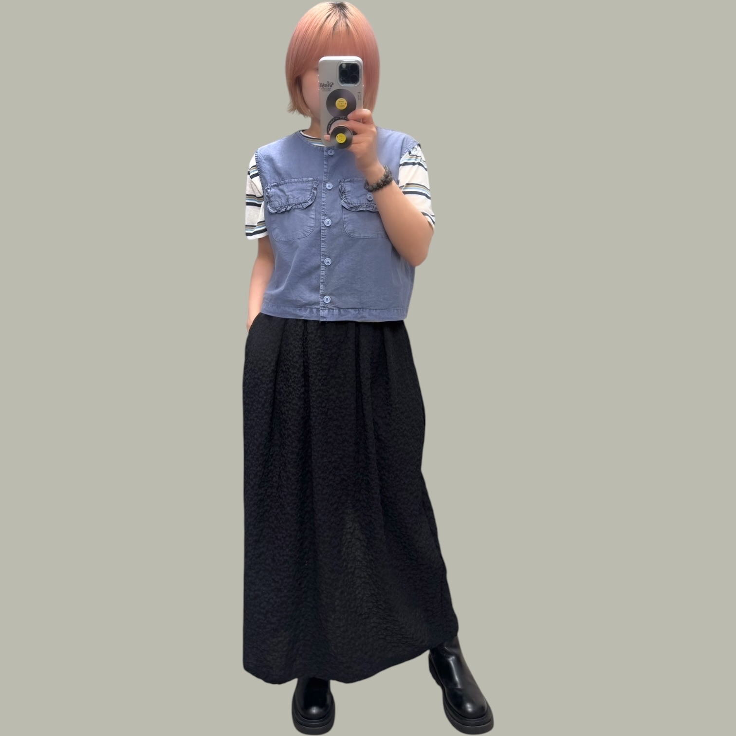 221396 橫間短Tee