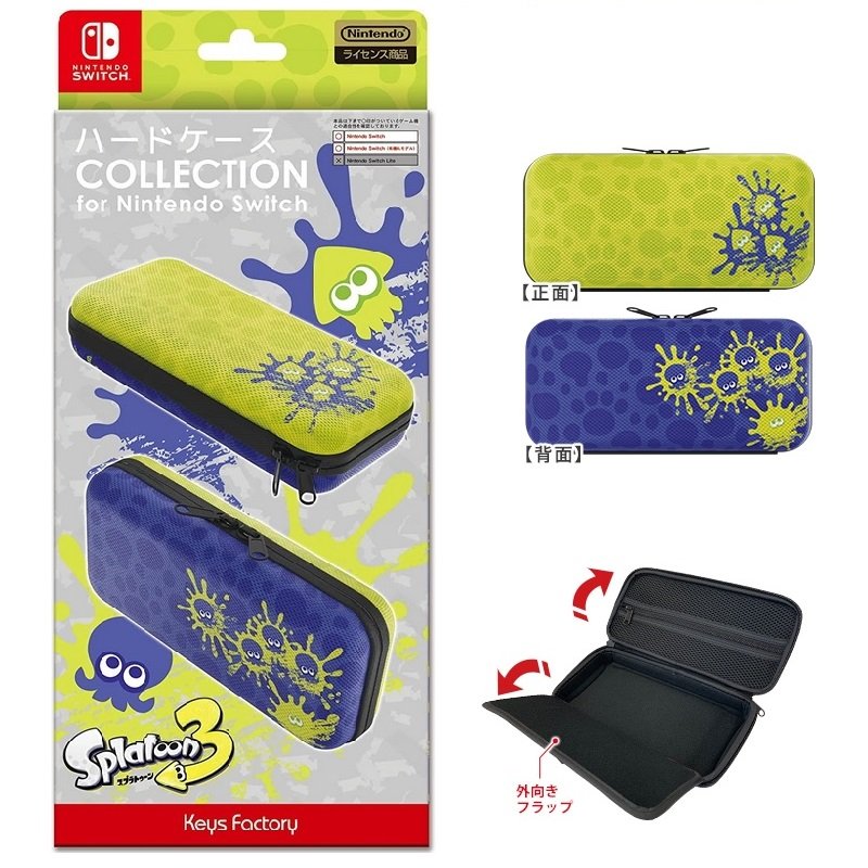 【特價清貨】NS 保護硬包 [Splatoon 3 Type-B] (CHC-007-2) (Keys Factory) NSW-1902