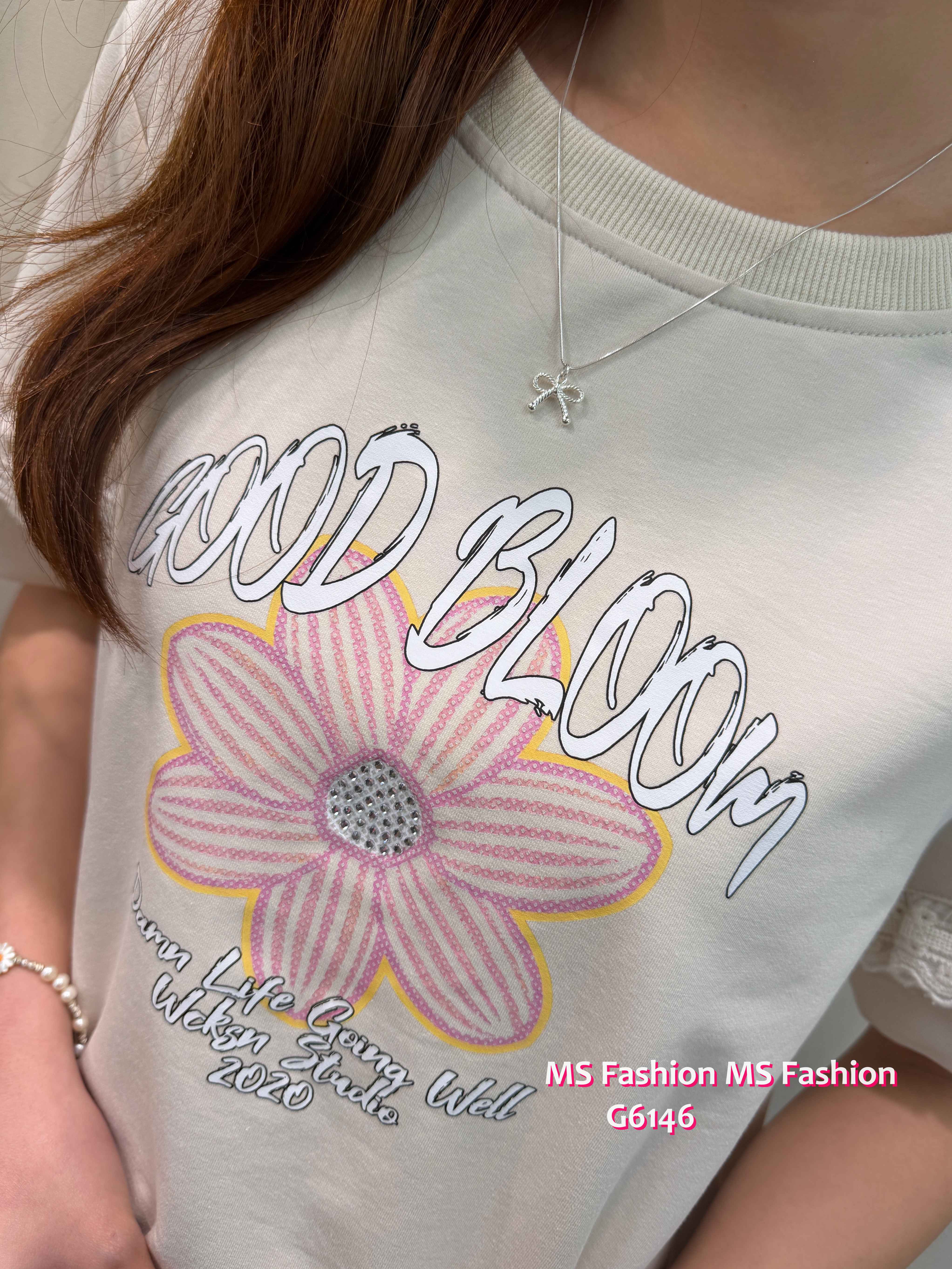 G6146 韓國🇰🇷花花字母top