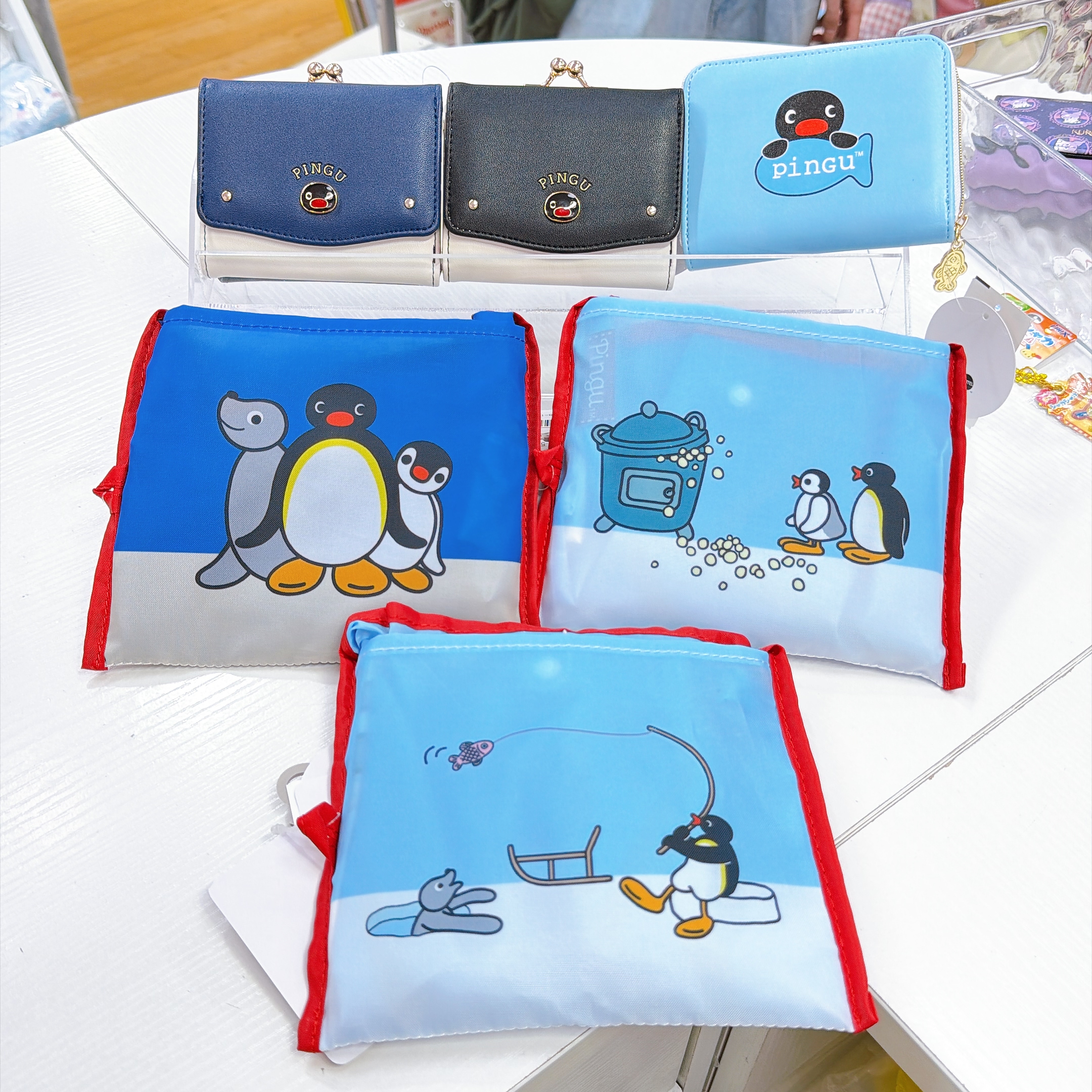 日本直送日本版Pingu 唔限定版環保袋銀包