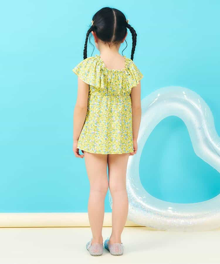 🇯🇵預訂 日本直送🇯🇵Apres les cours六色圖案印花褶皺荷葉邊連身泳衣