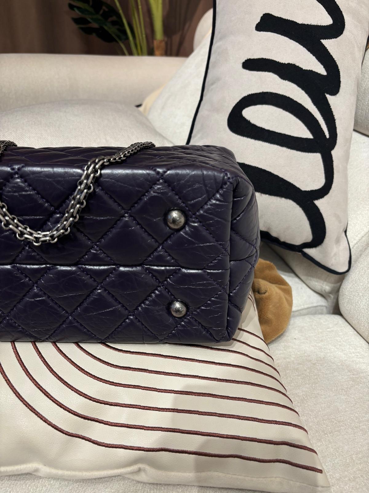 Chanel 2.55 calfskin Shoulder Chain tote bag 100%Authentic ,98%new ✅card✅dust bag✅box