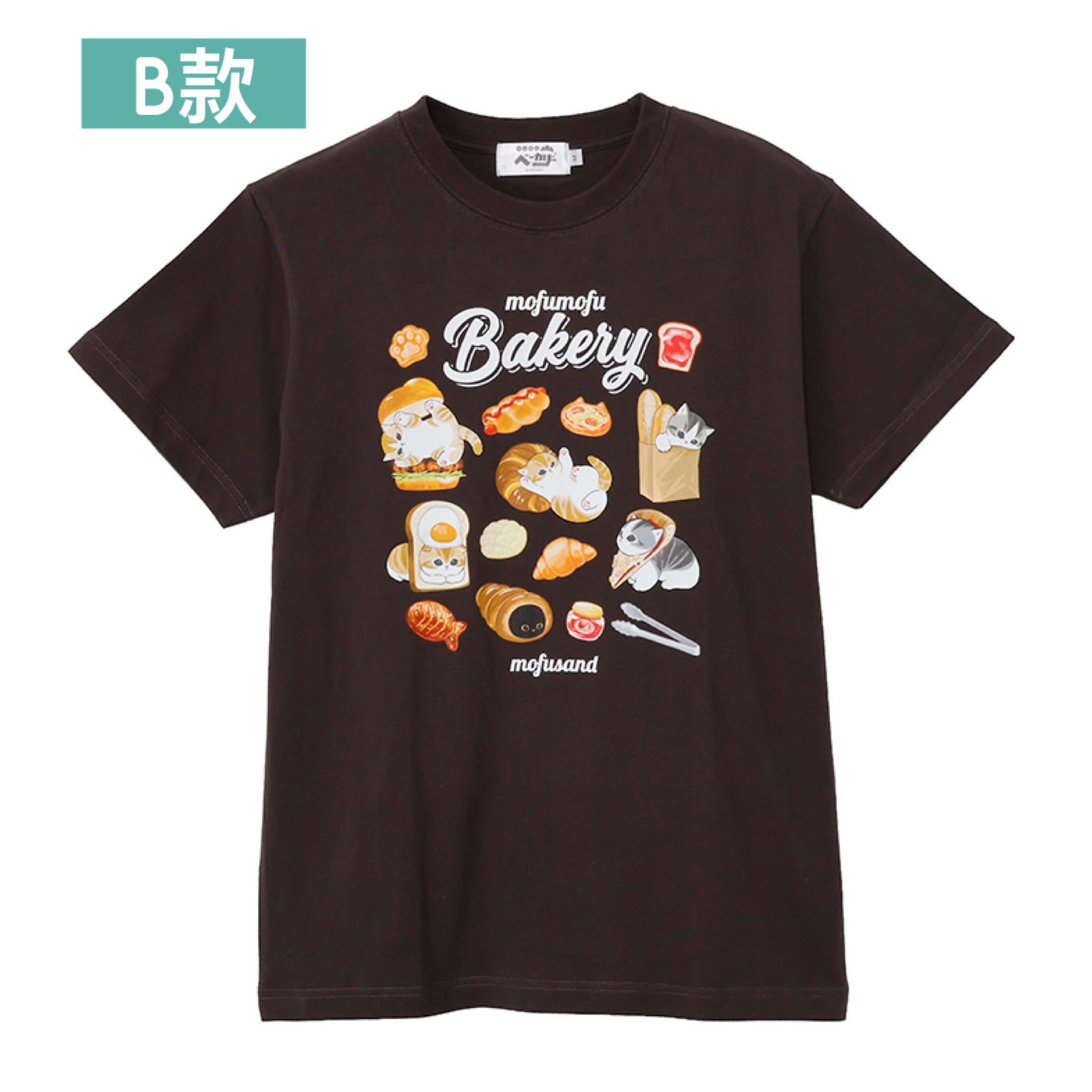 日本預訂📍Mofusand貓貓麵包店造型系列 - 短袖Tee 17/4日本開售