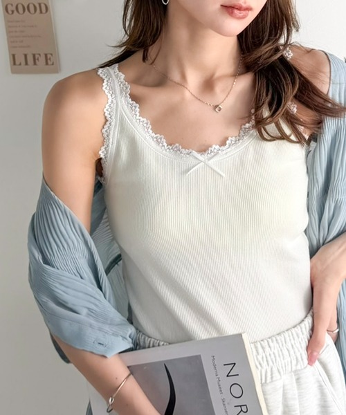 清貨價🔥🇯🇵mily bilet 蕾絲邊蝴蝶結Bra Top [兩色]