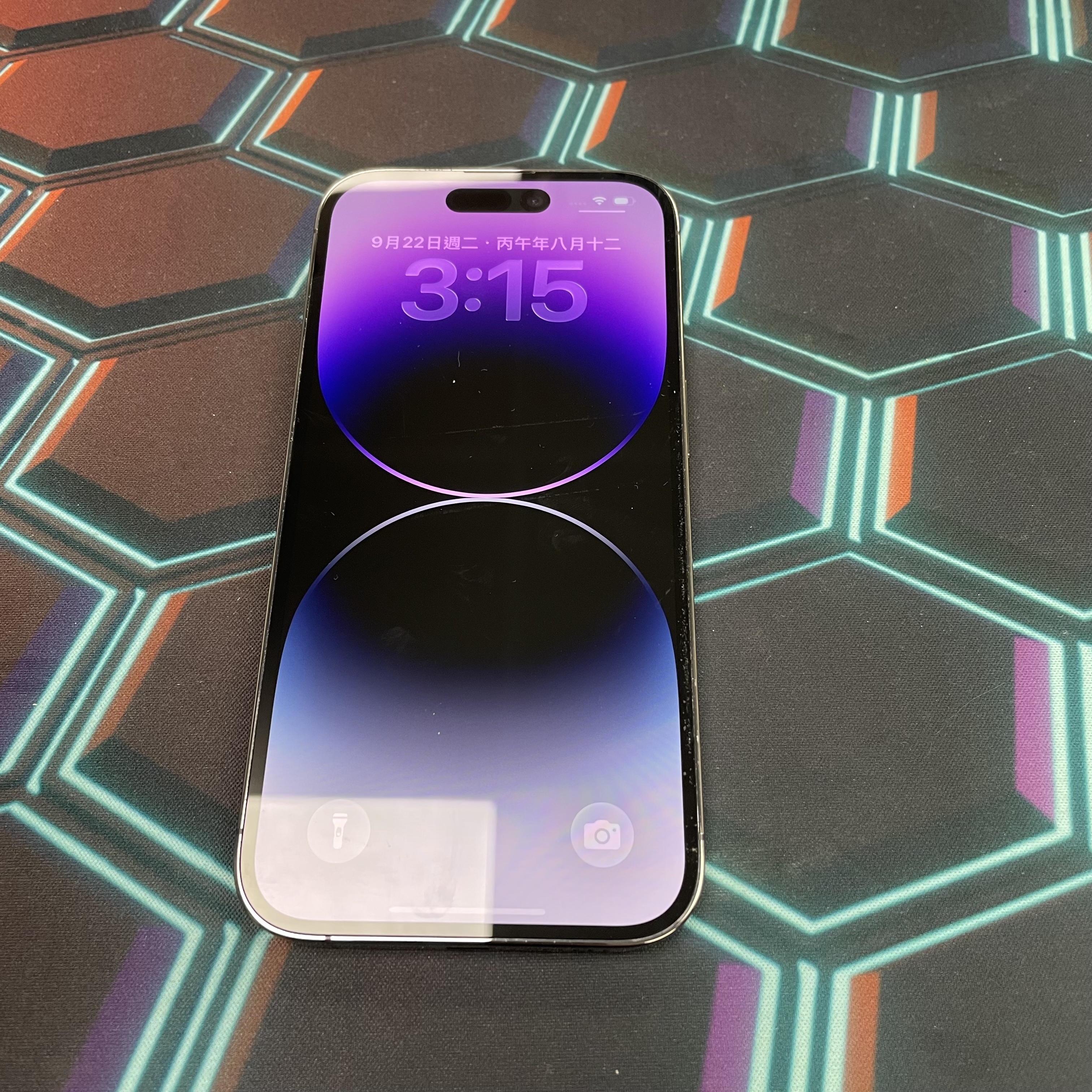 *7983 14 pro 完美機256GB 電71 紫色 purple