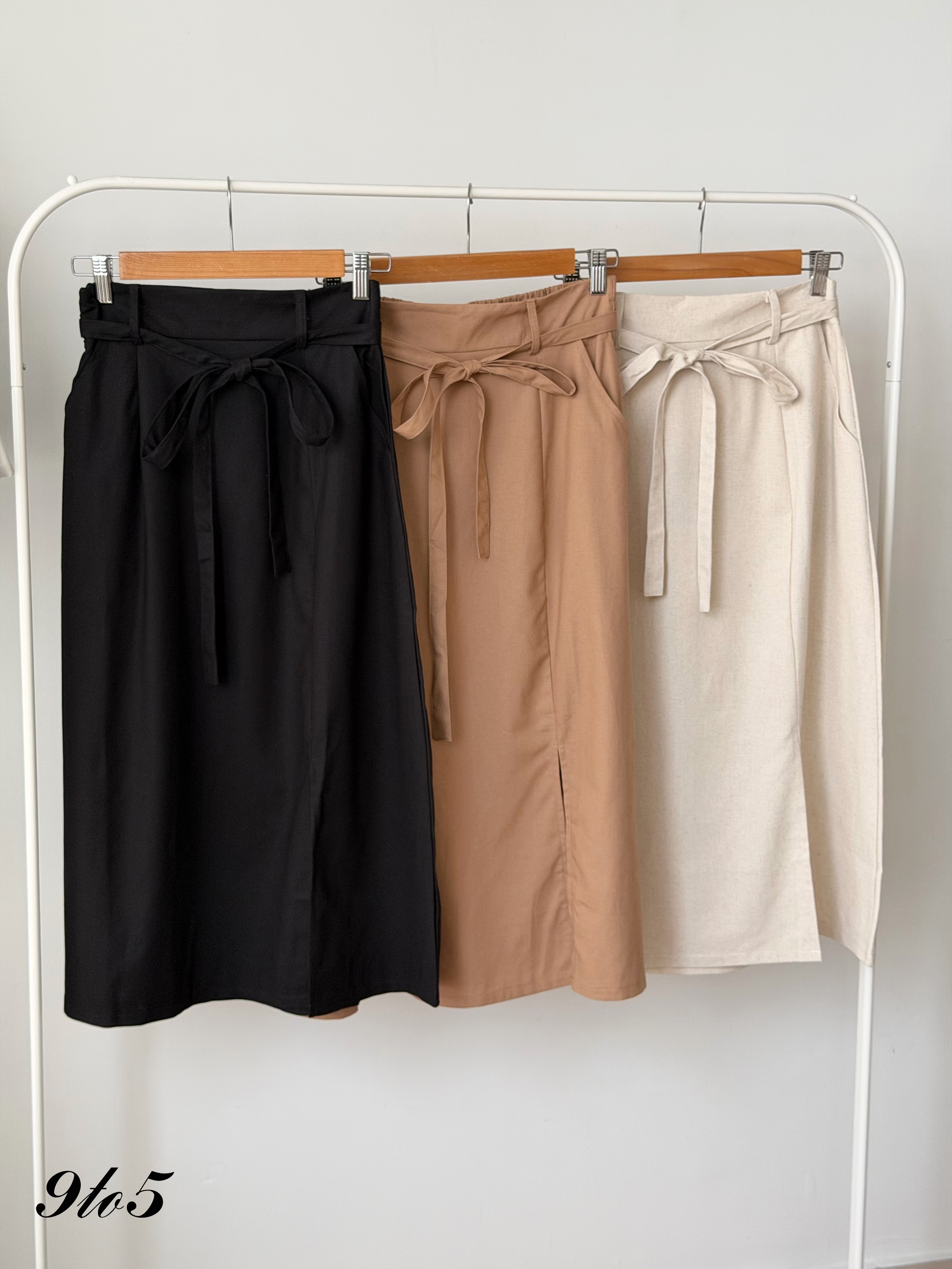 S2011 Bow-tie A Line Skirt - 3 Colors