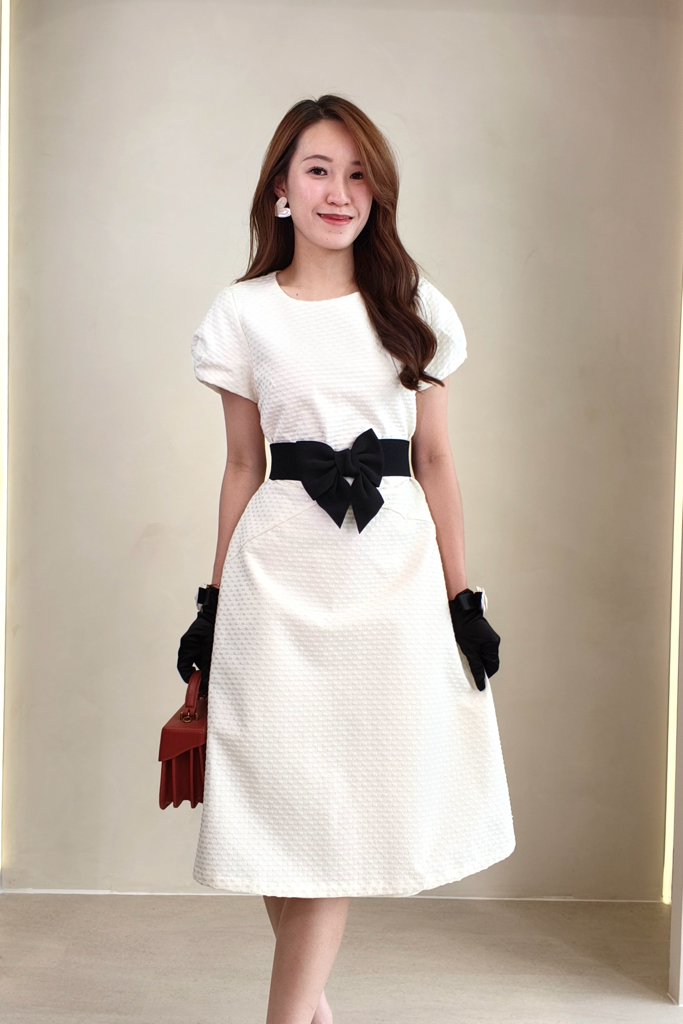 210529 Celeste Textured A-Line Dress