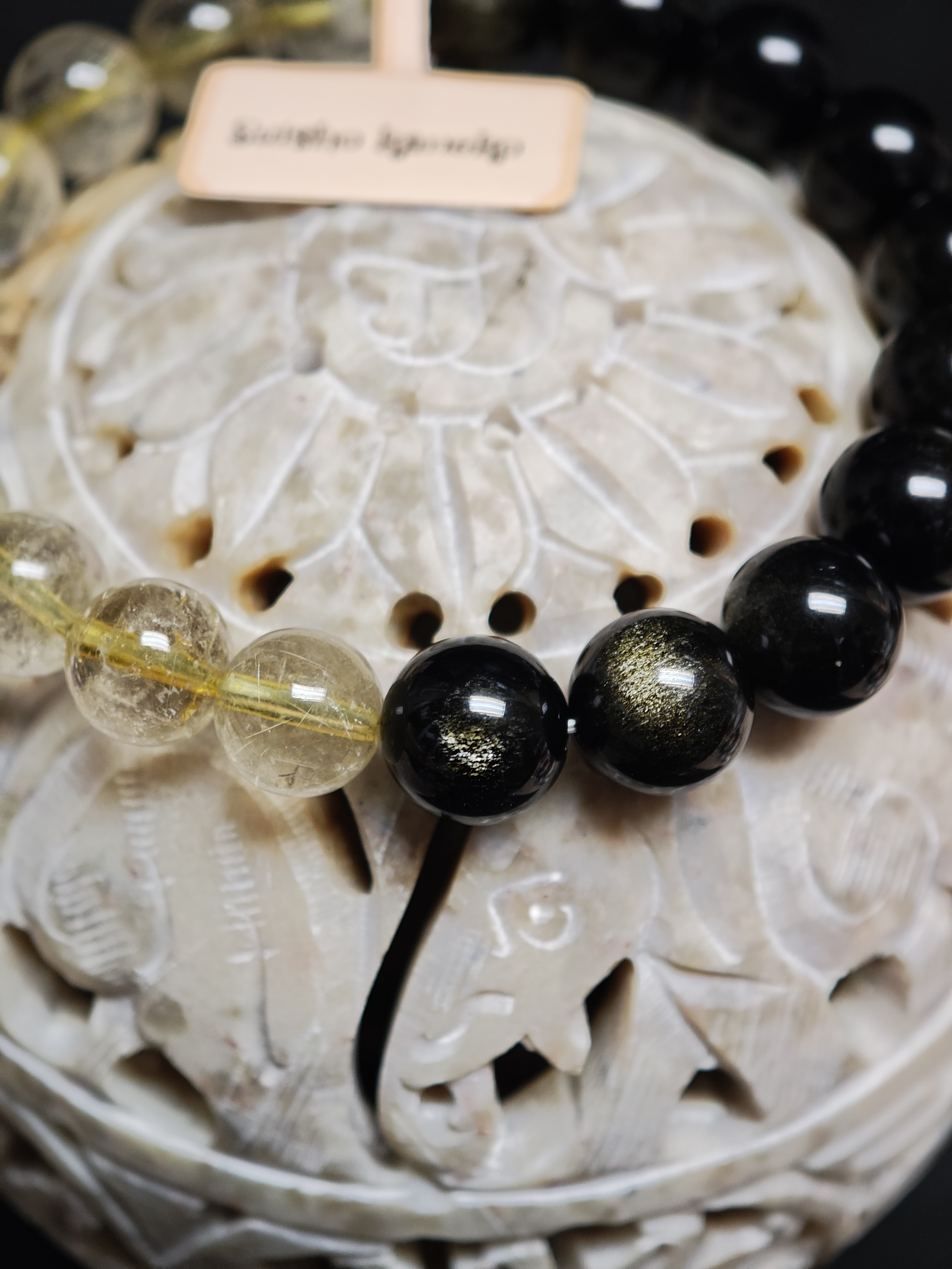 ✨新品DIY水晶手串✨✨金髮晶✨💫金曜石🟡✨