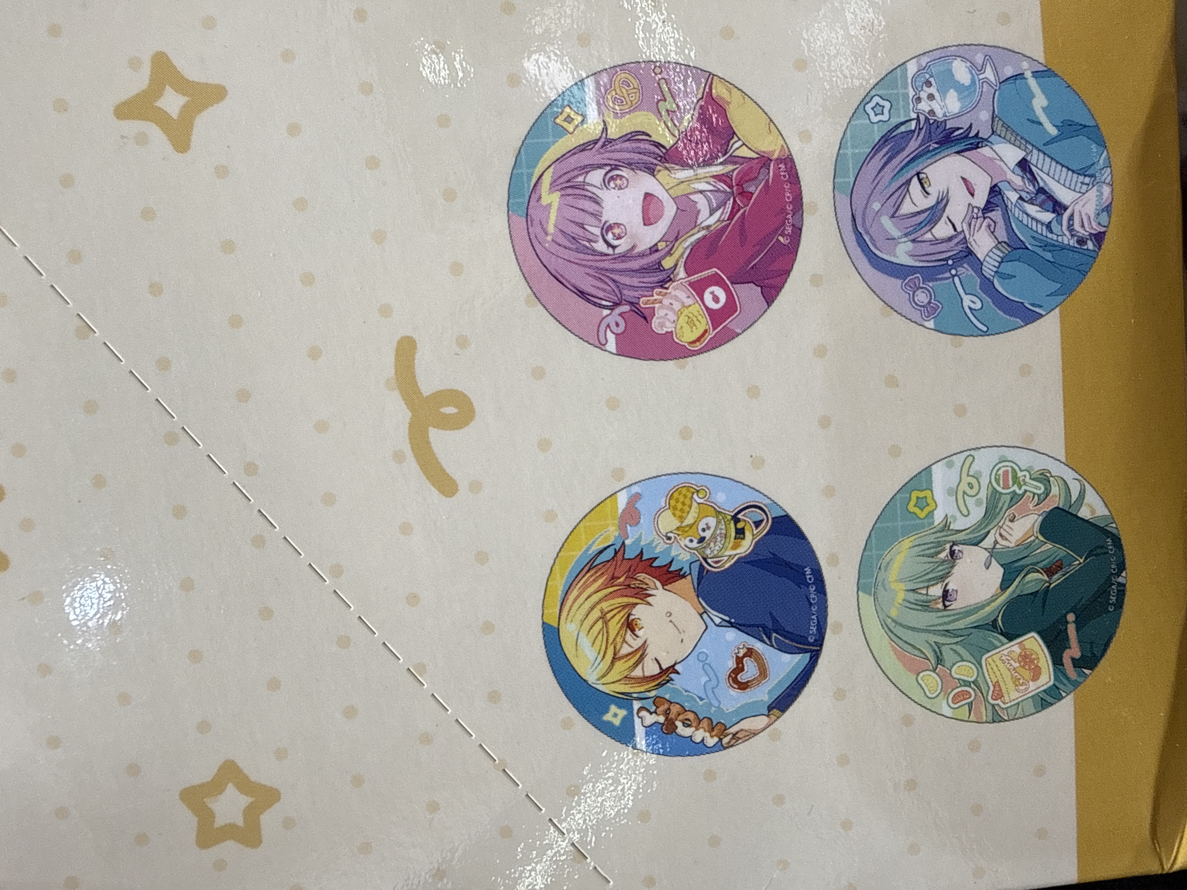 世界計劃 生日2023-2024 徽章 76mm C