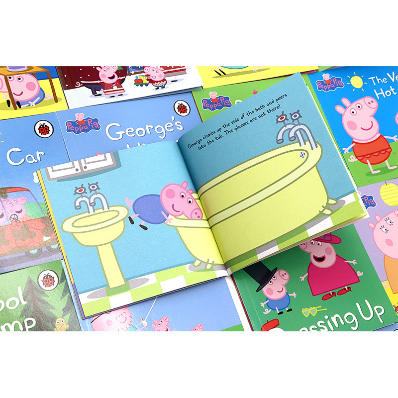 Peppa Pig 50 Story Books 小豬佩奇故事書（點讀版）藍盒黃盒一套100冊