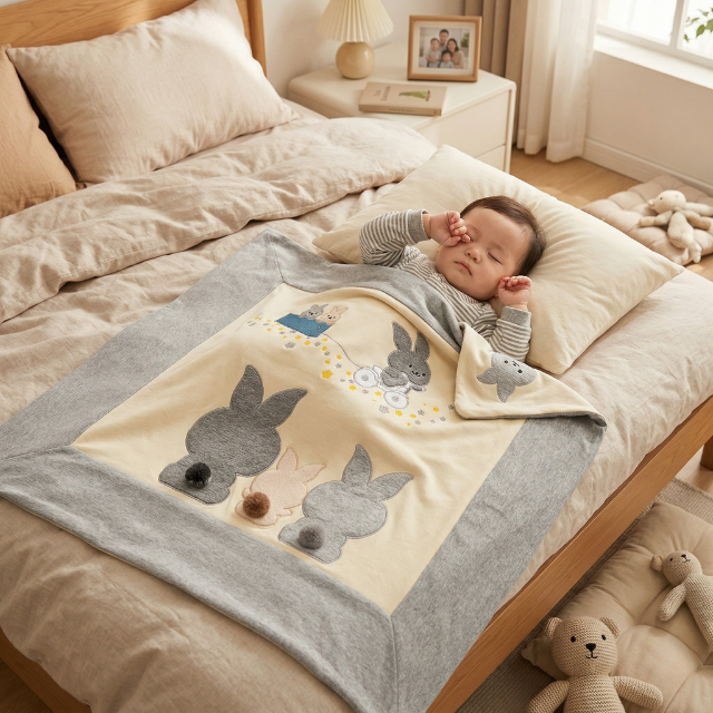 Trendyvalley Organic Cotton Baby Wrapper Baby Blanket 2 In 1