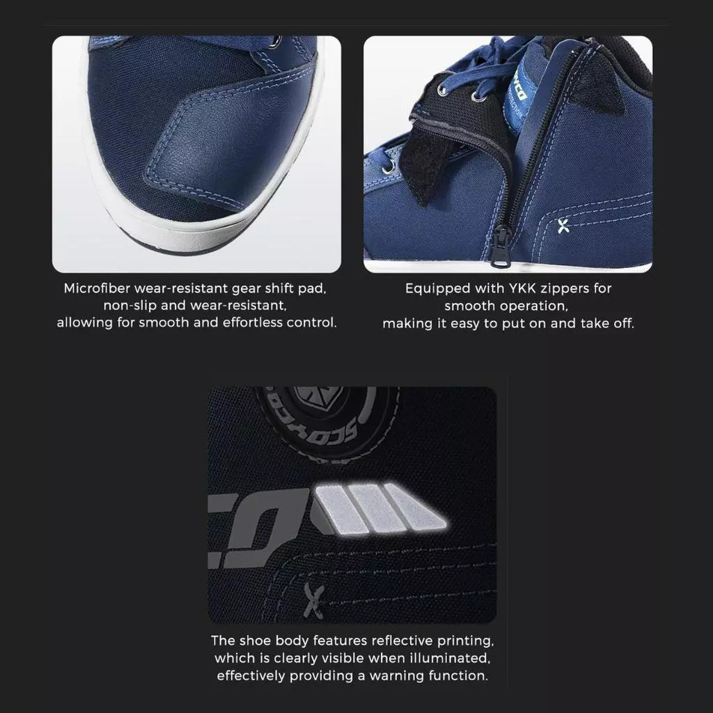SCOYCO MT068 Motorcycle Riding Shoes | All Season | Protective Biker Shoes