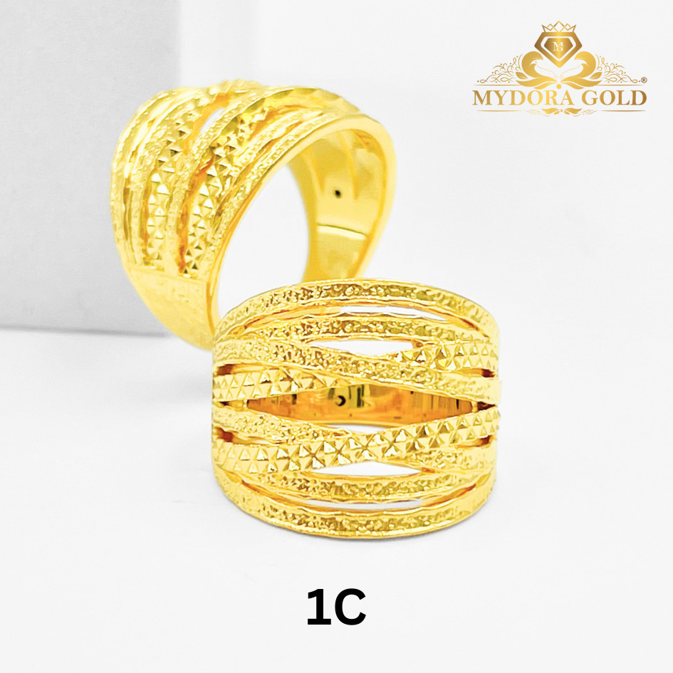 MYDORA Cincin Nabila Pasir 8 Layer (5G) l EMAS 916/22K