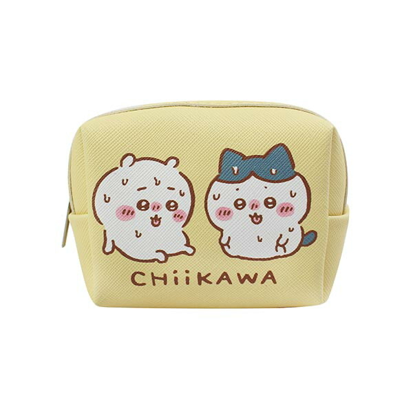 Chiikawa 方型拉鍊小袋 （黃）