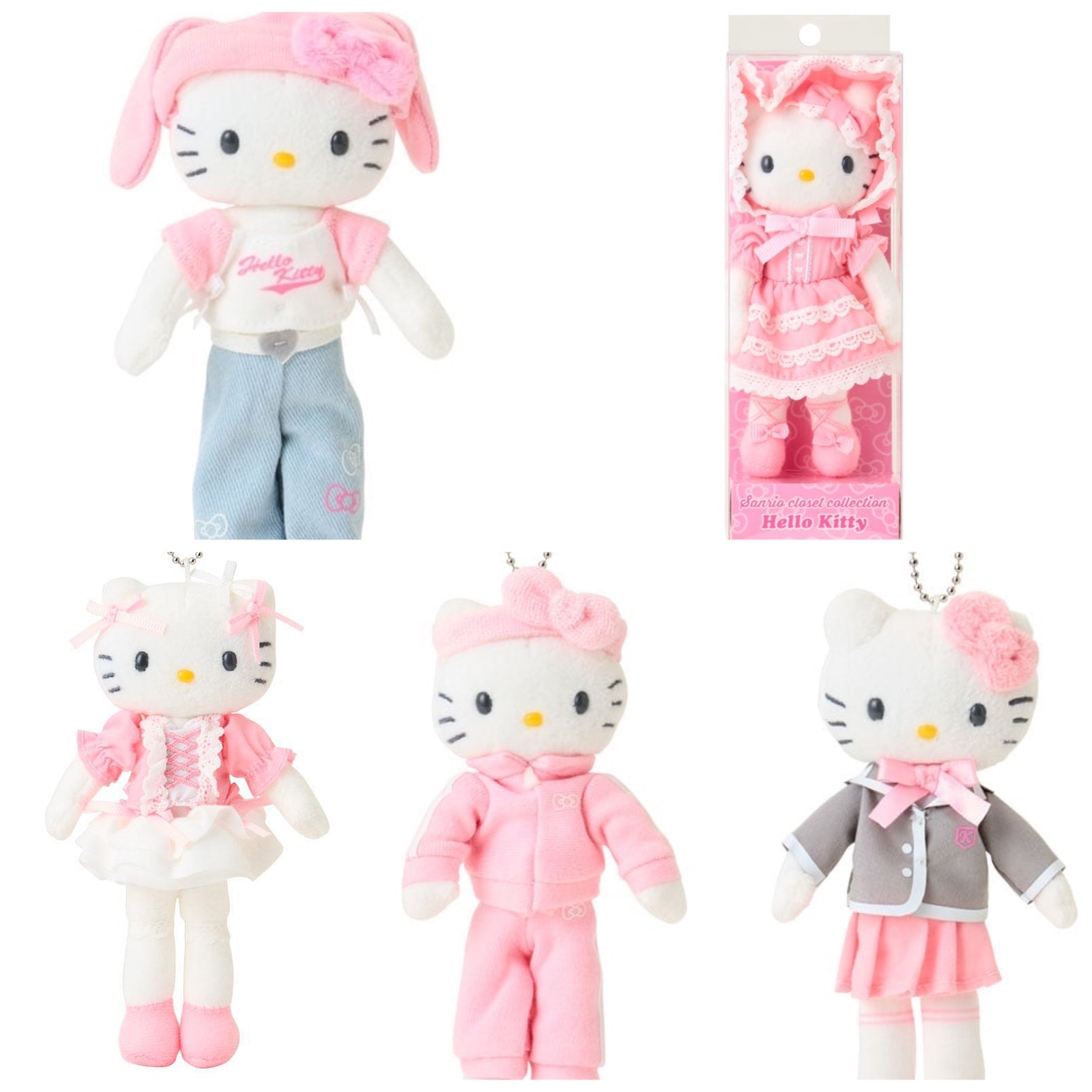 ❗️只限買夠$100以上加購❗️預單獨下單不會發貨及退款 日本直送Hello Kitty  盒裝長腿公仔掛飾 