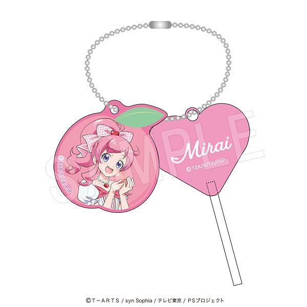 星光系列 Pretty Series × 果實園聯乘 心糖匙扣 Fruits gingham ver. #P-PIG0225 [中外鉱業] (PRE-ORDER) [2026/11]