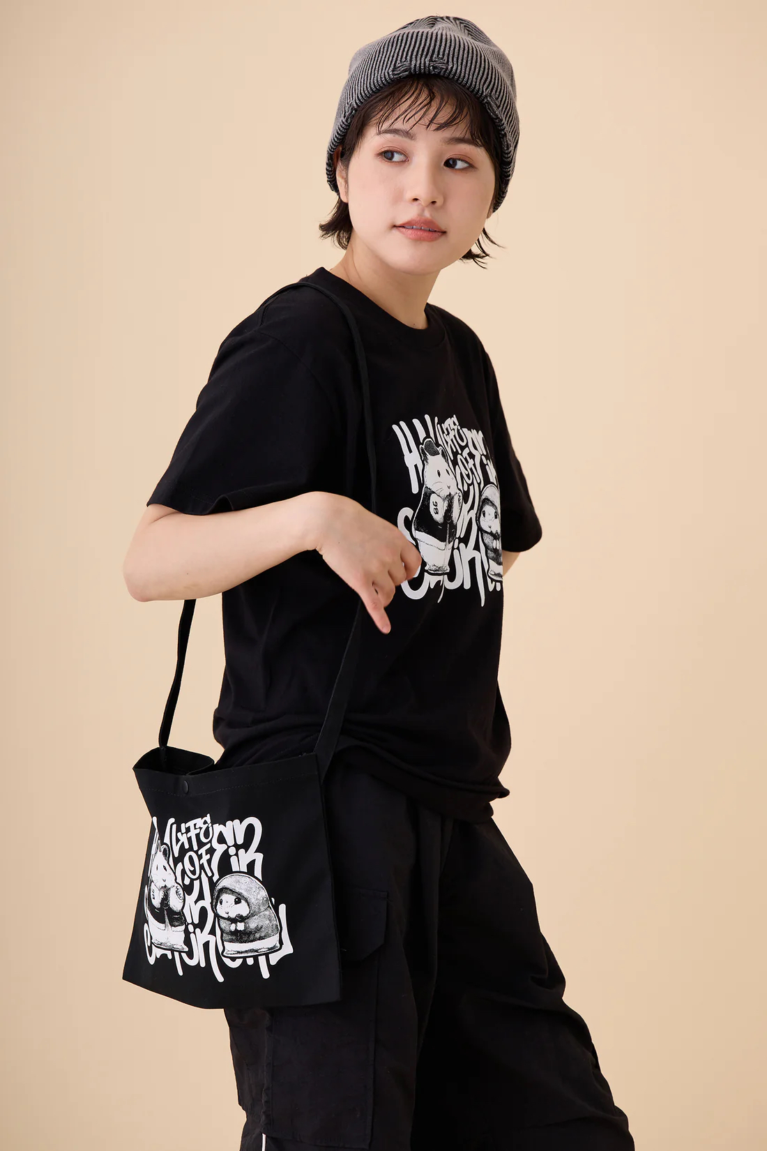 日本預訂📍助六之日常Hip Hop造型短袖Tee