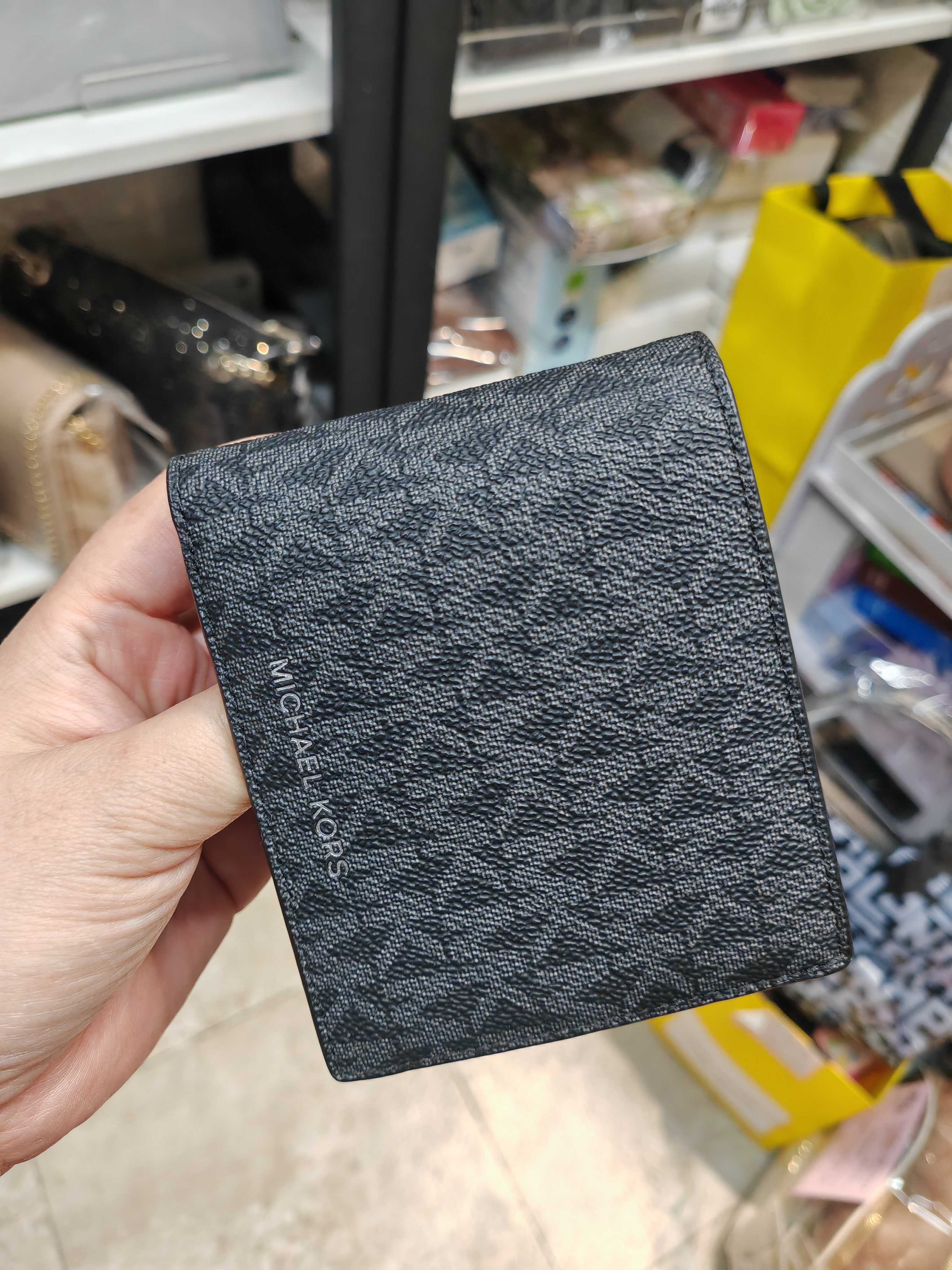 香港現貨-Michael Kors men's wallet blk