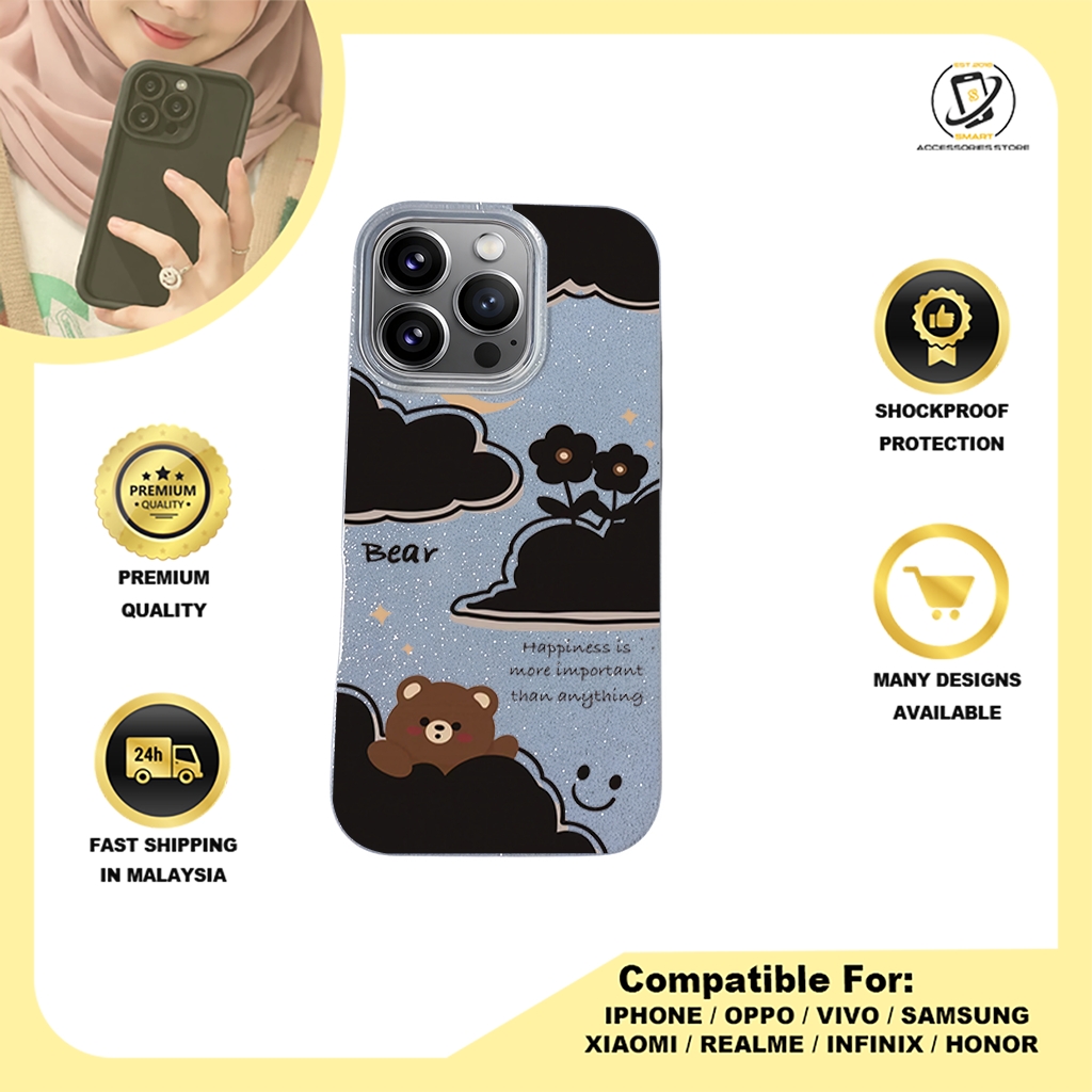 BLING CASE PHONE FOR IPHONE - DESIGN BEAR D